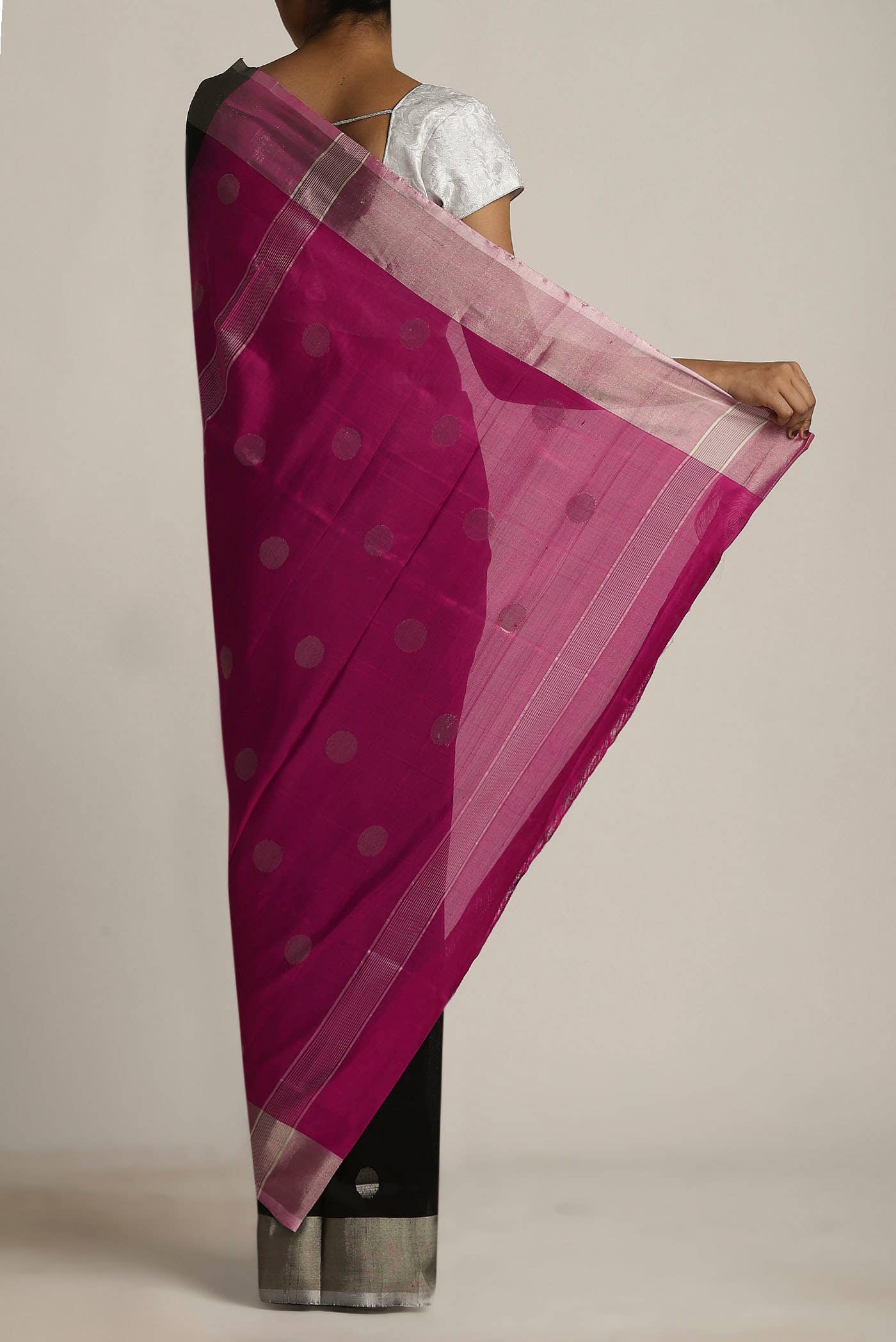 Black Uppada Silk Saree