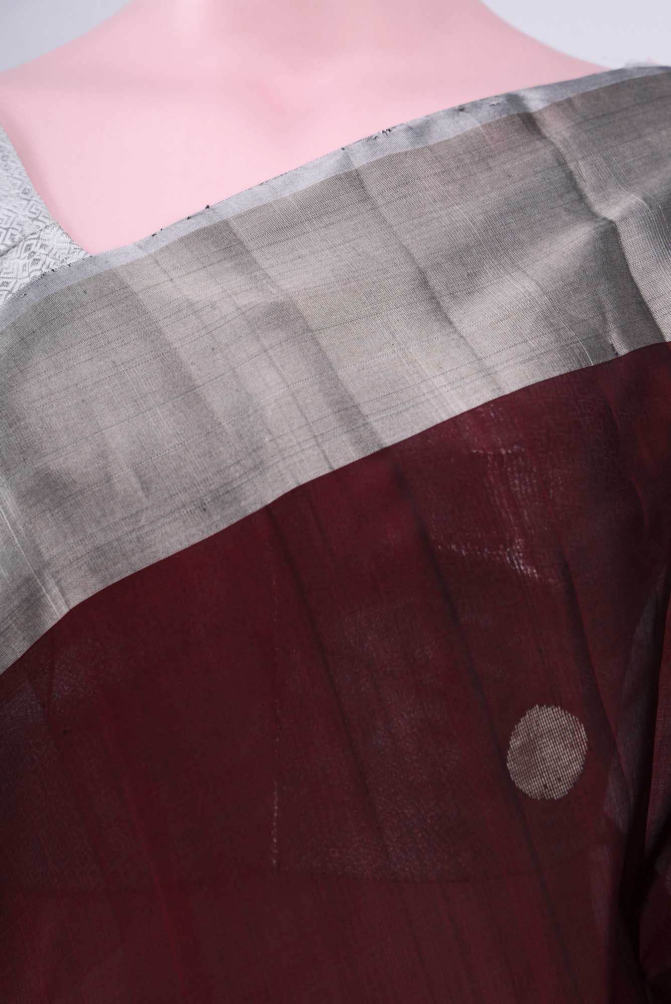 Brown Uppada Silk Saree