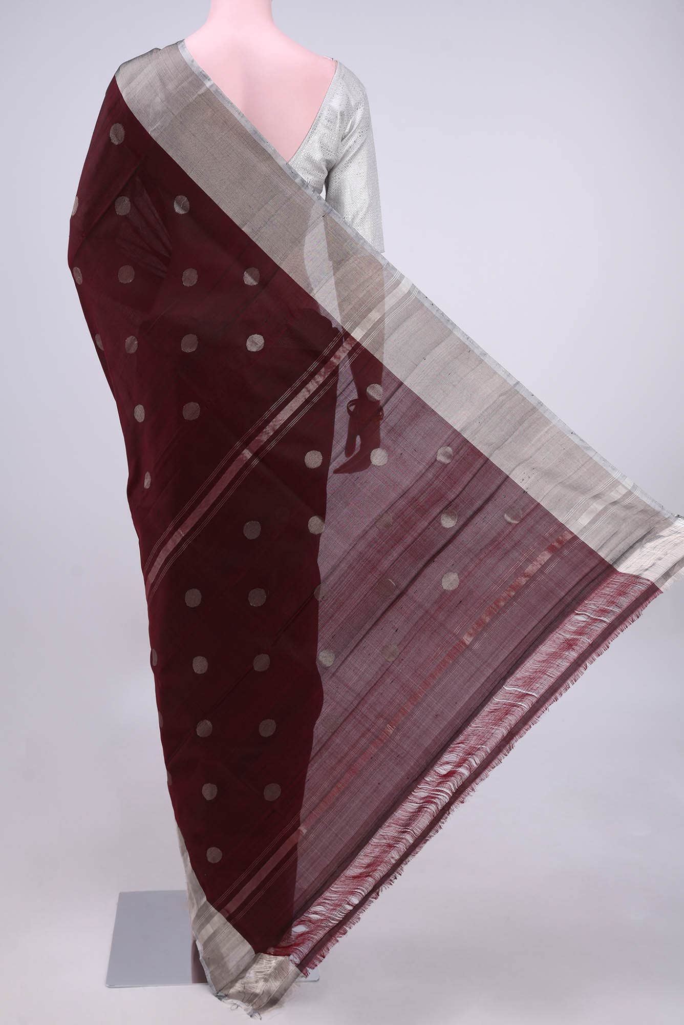 Brown Uppada Silk Saree