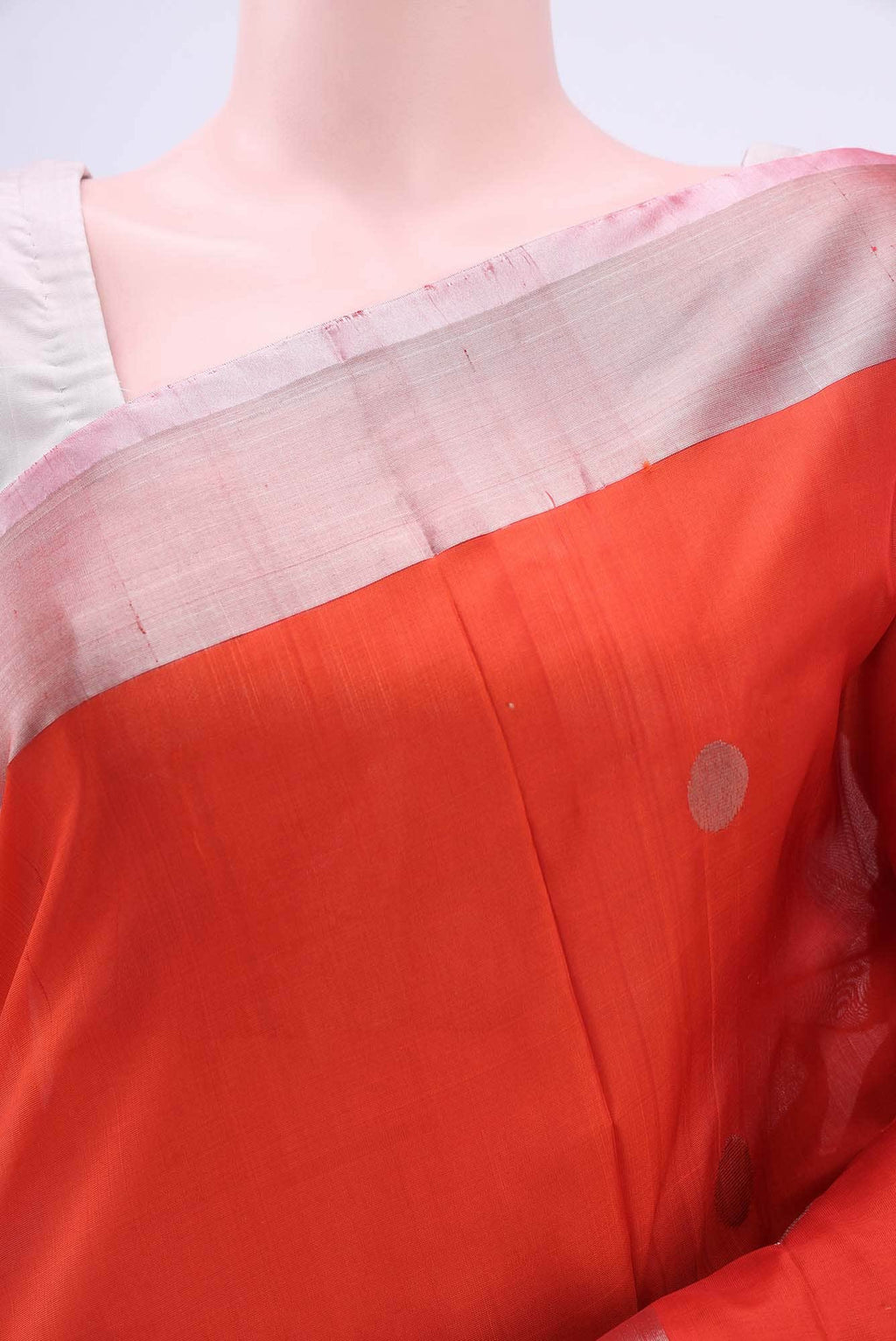 Orange Uppada Silk Saree
