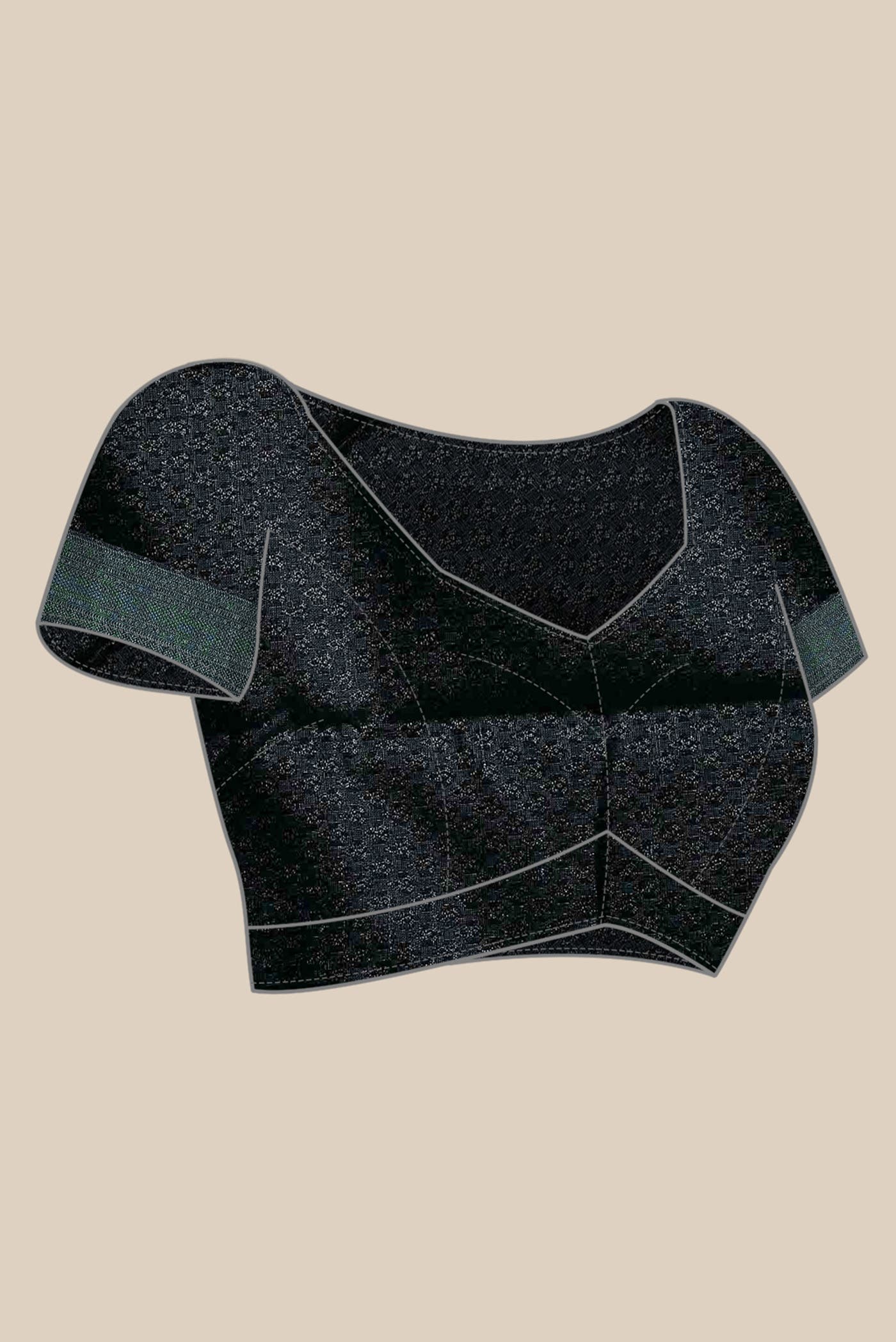 Black Soft Silk Saree