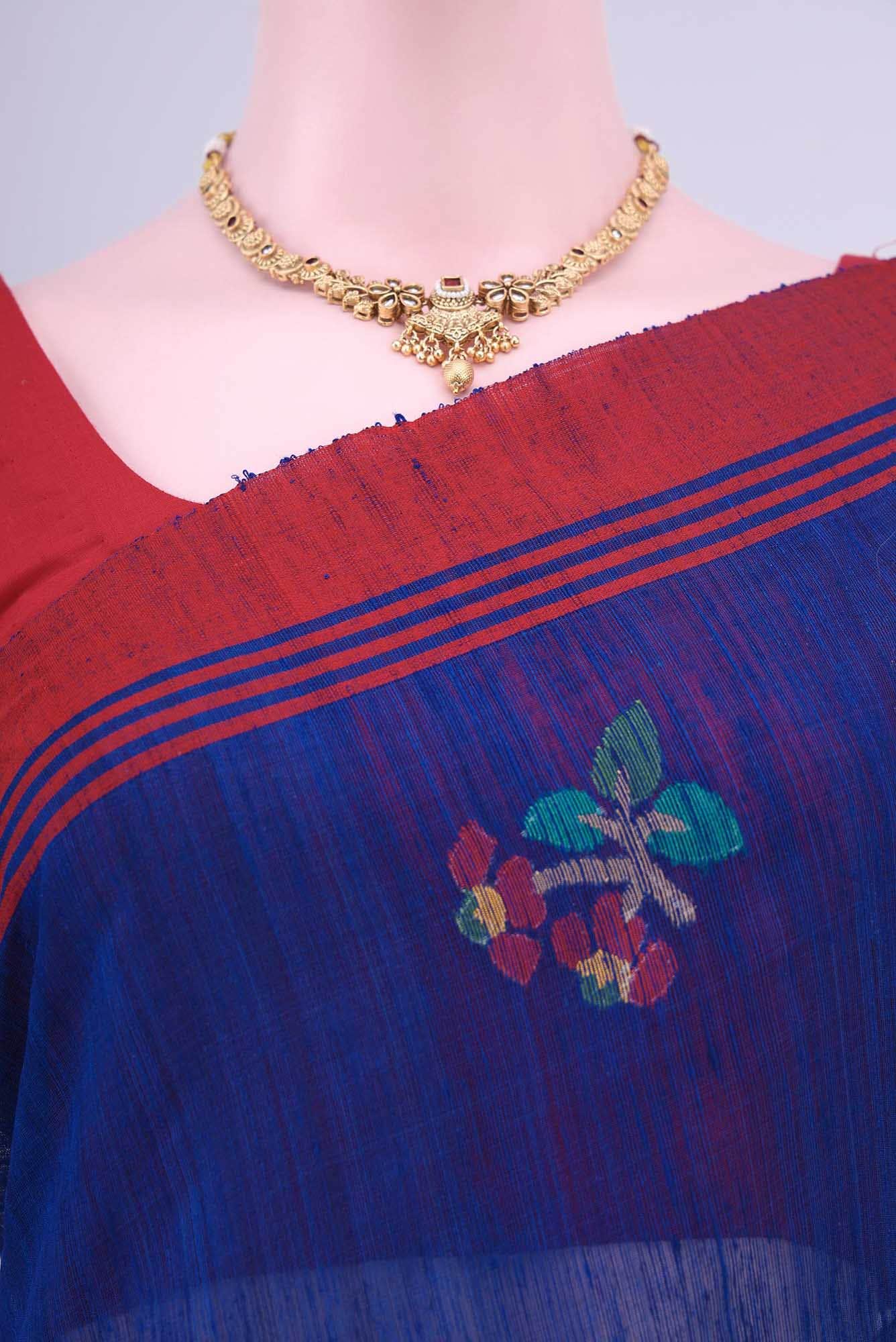Blue Bengal Cotton - Others Saree