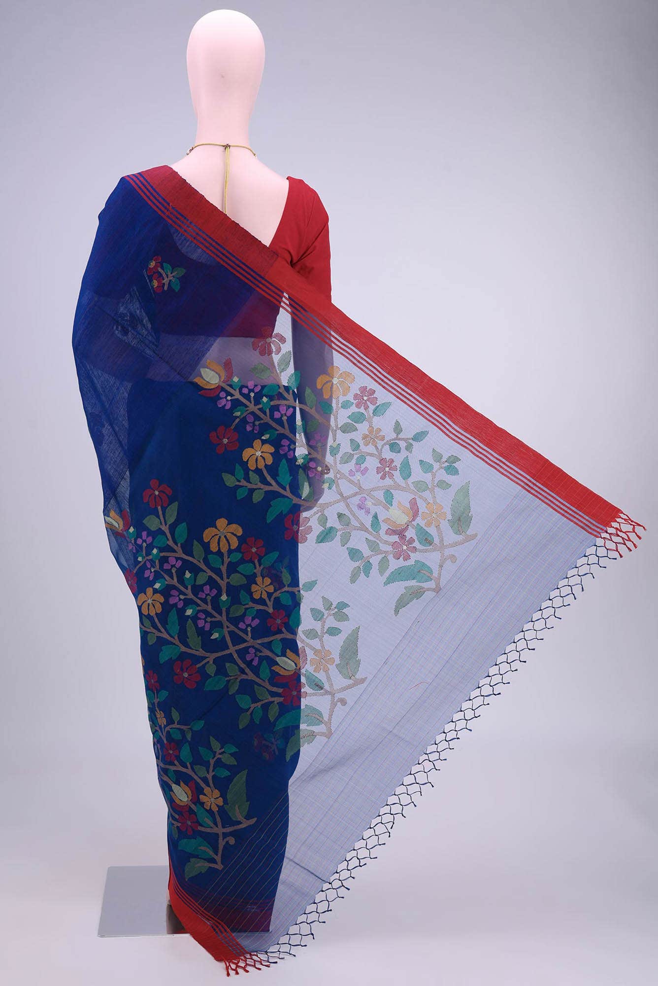 Blue Bengal Cotton - Others Saree