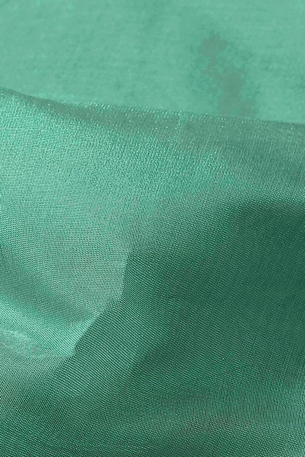 Green Chanderi Silk Cotton Saree
