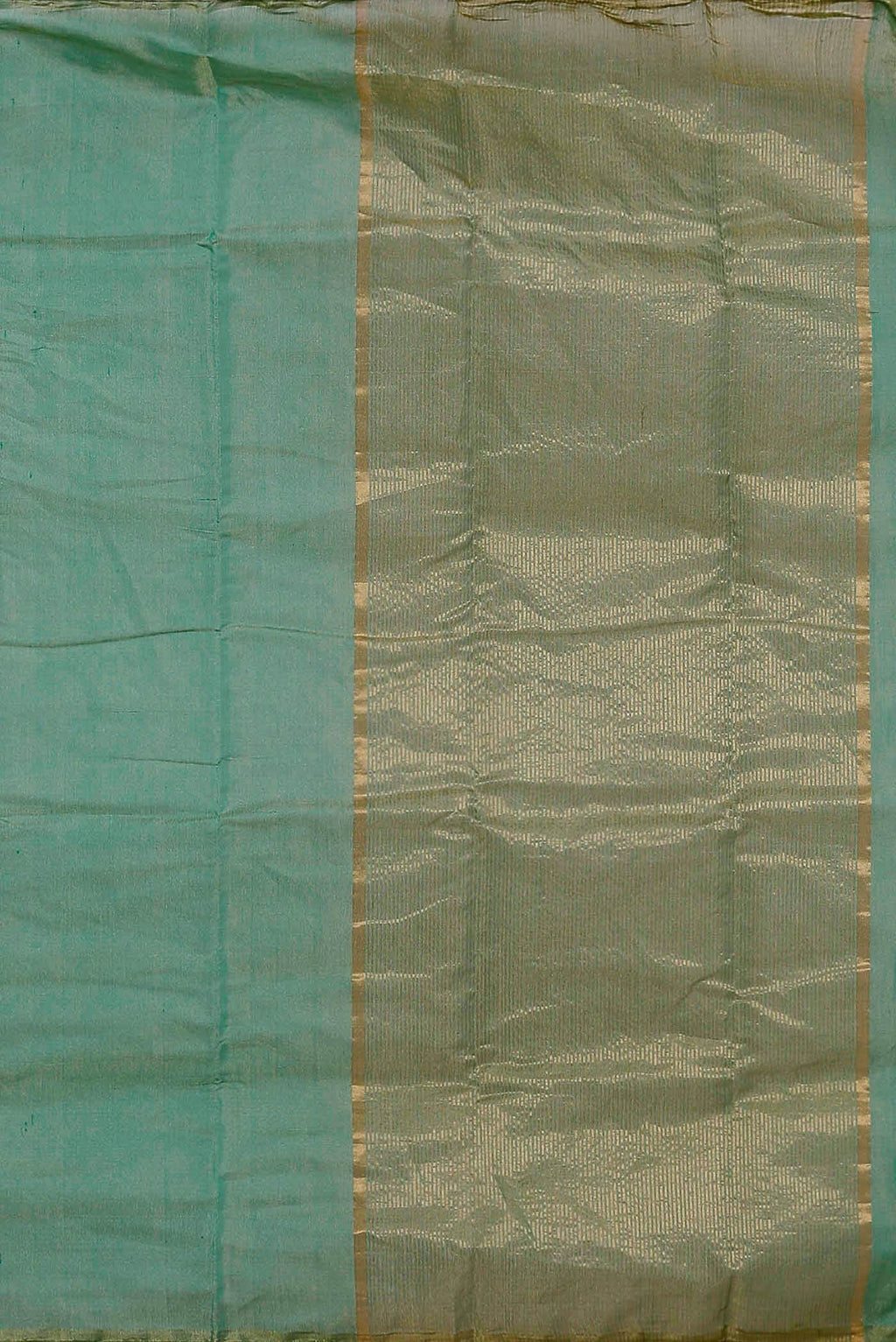 Green Chanderi Silk Cotton Saree