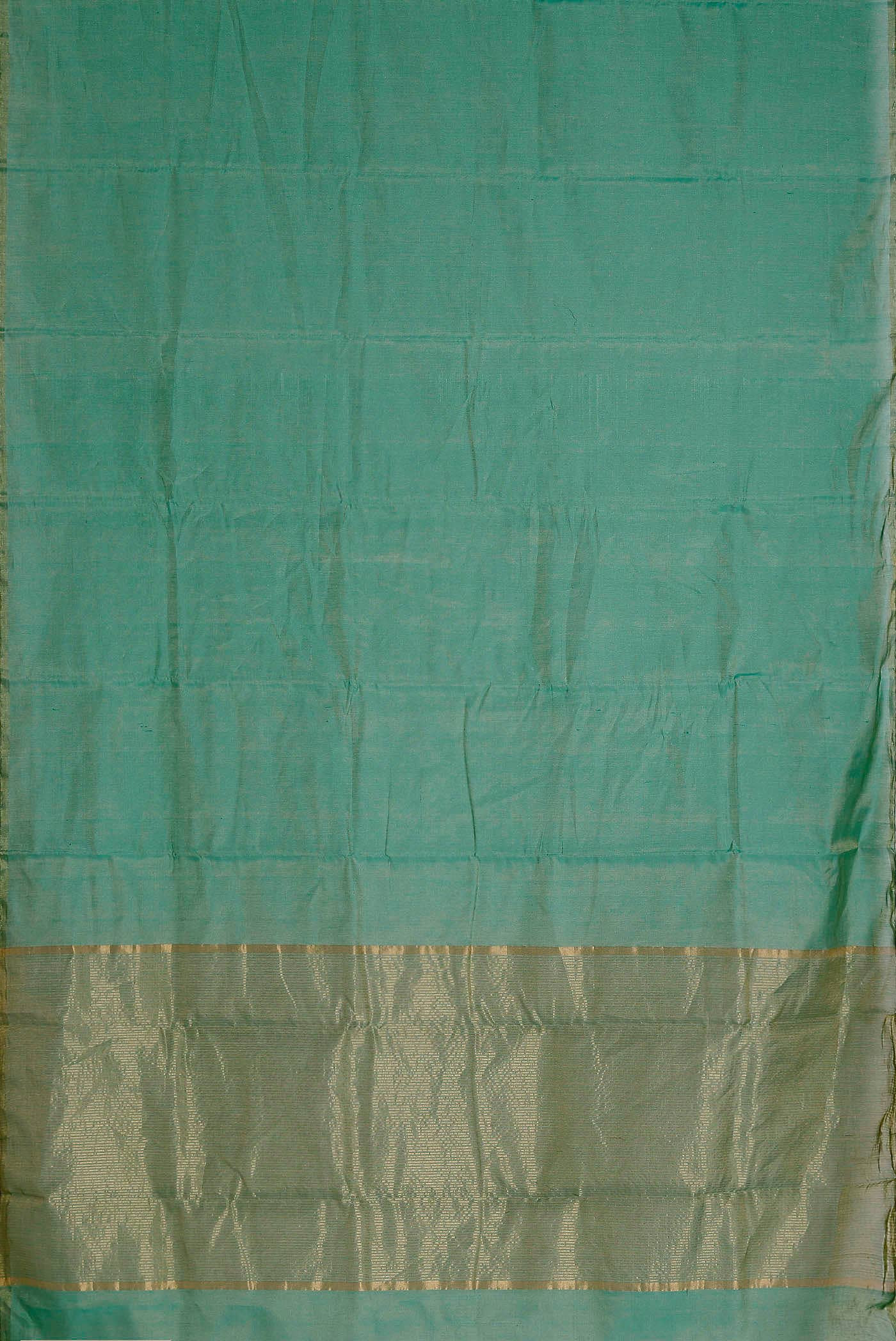 Green Chanderi Silk Cotton Saree
