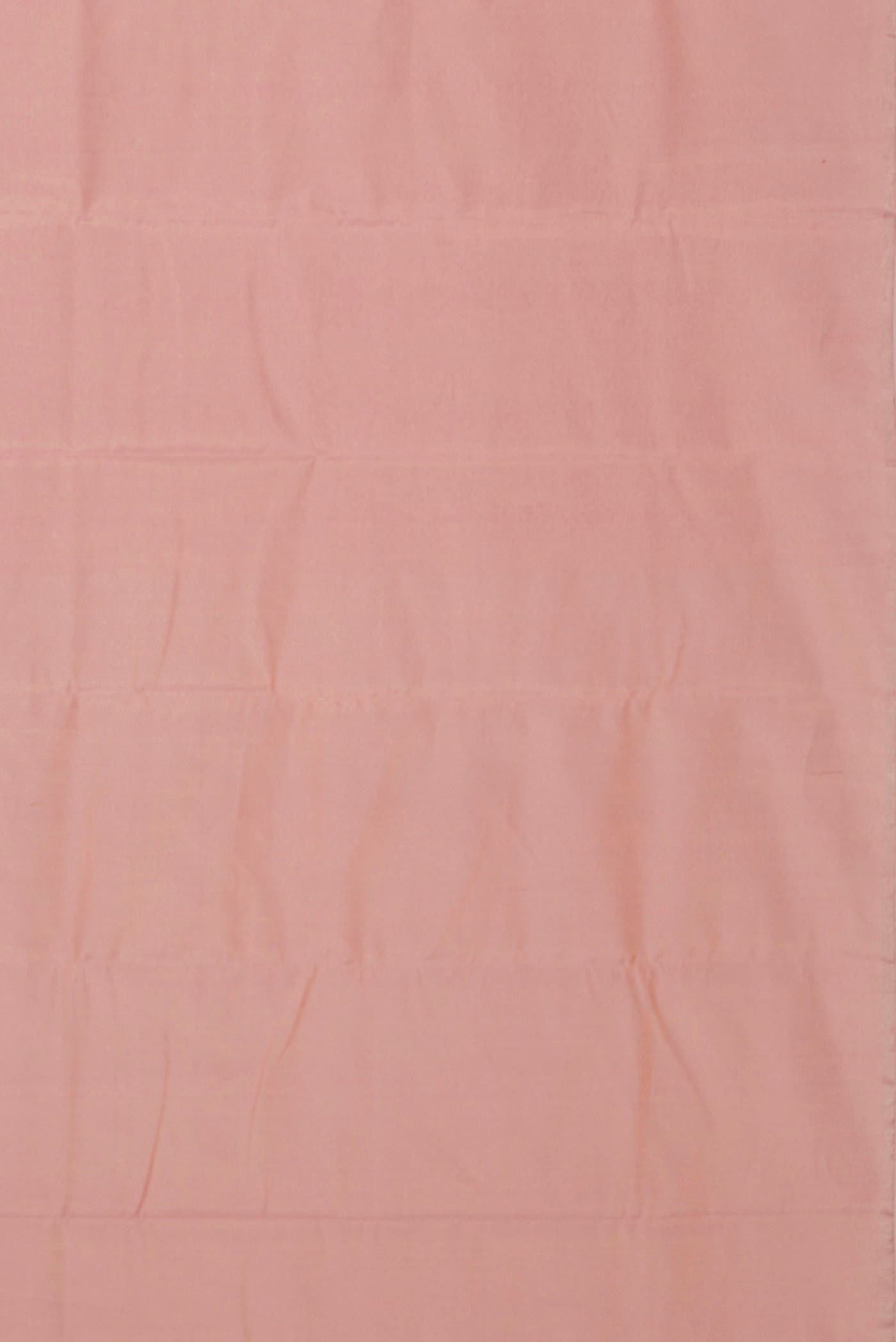 Rose Gold Chanderi Silk Cotton Saree