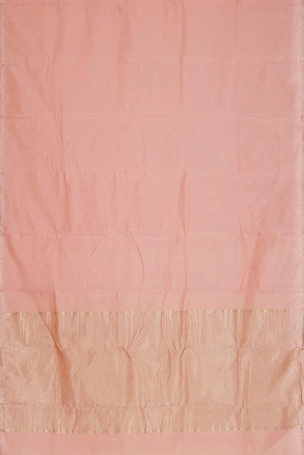 Rose Gold Chanderi Silk Cotton Saree