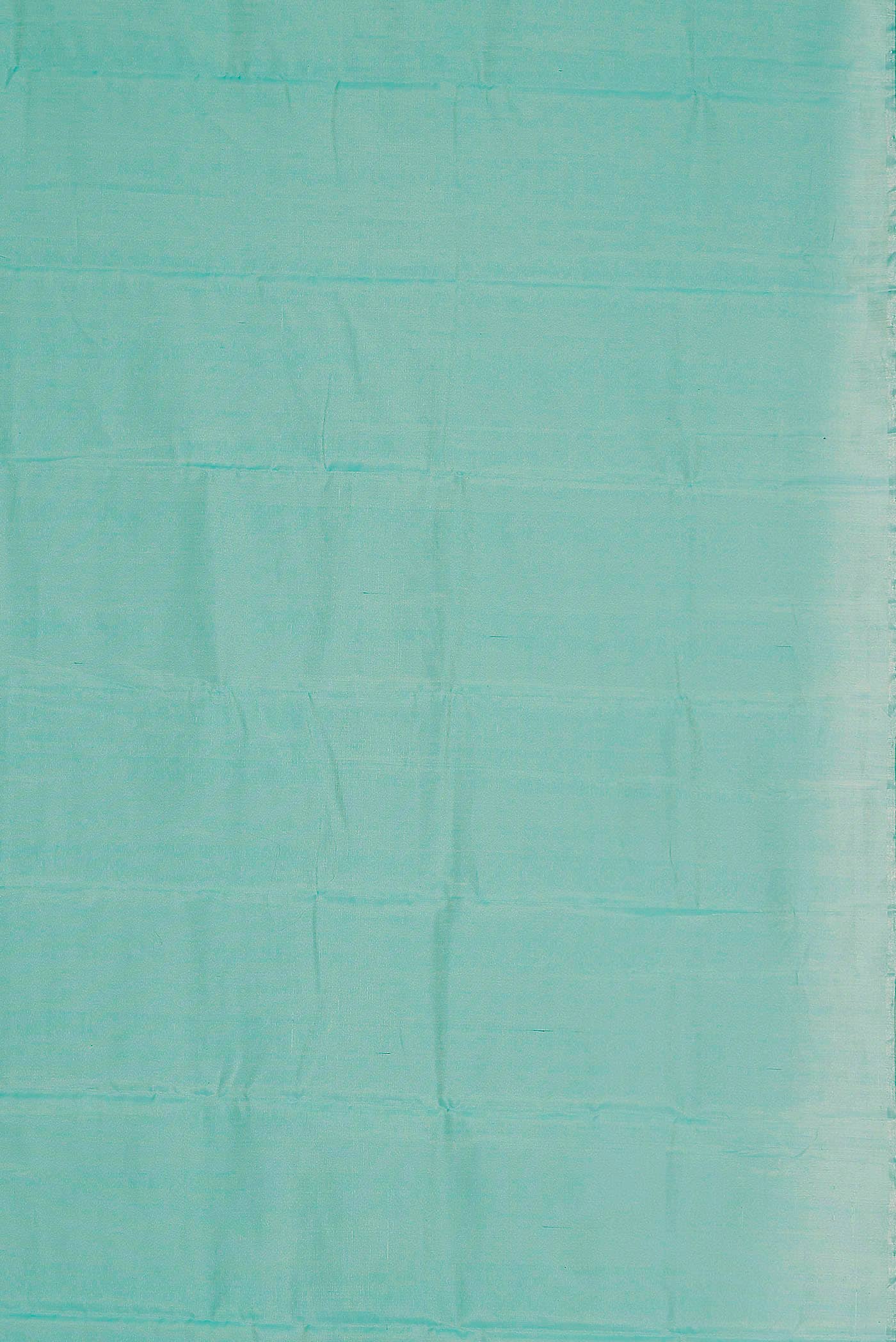 Turquoise Chanderi Silk Cotton Saree