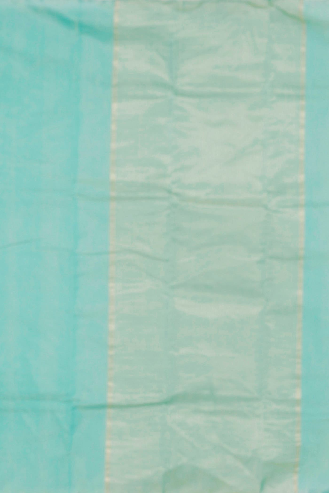 Turquoise Chanderi Silk Cotton Saree