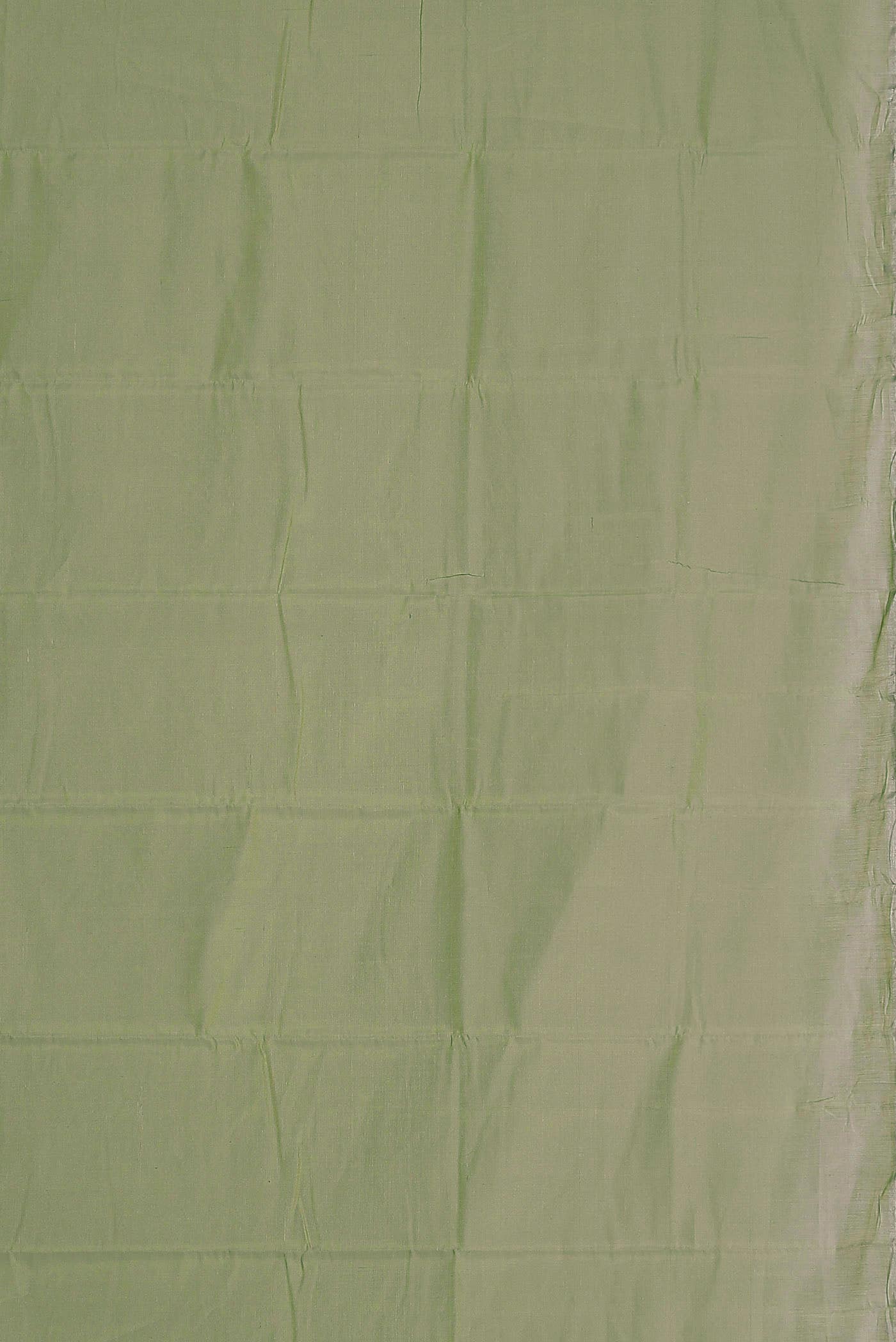 Light Green Chanderi Silk Cotton Saree