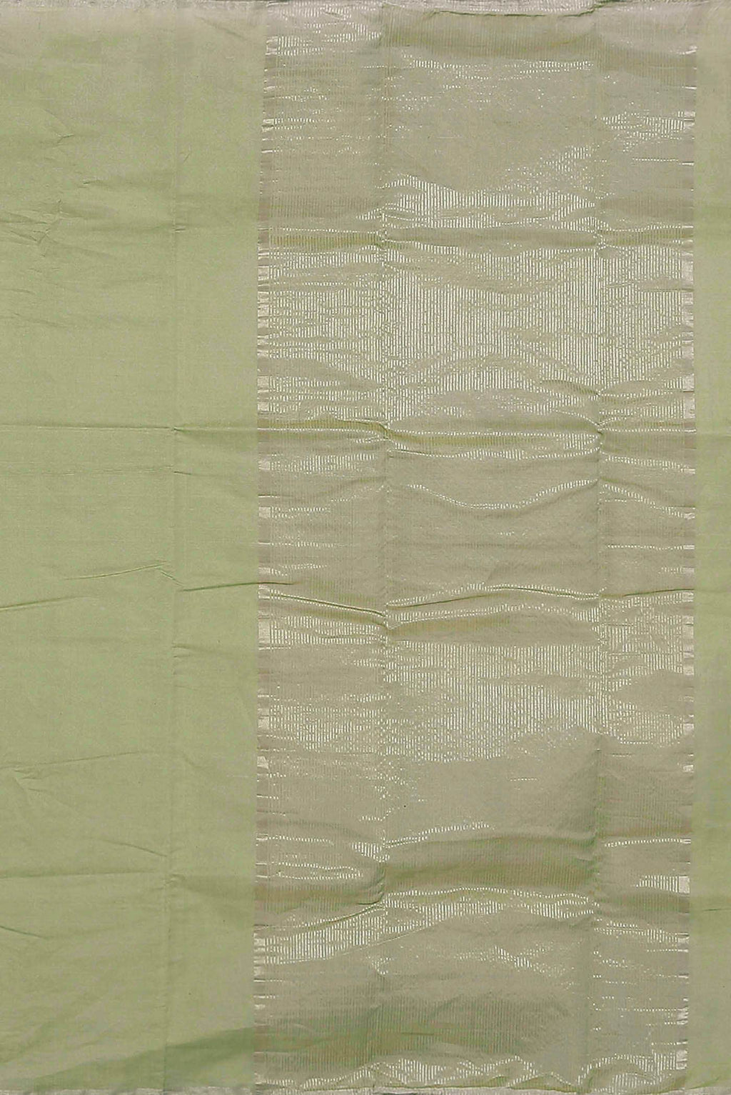 Light Green Chanderi Silk Cotton Saree