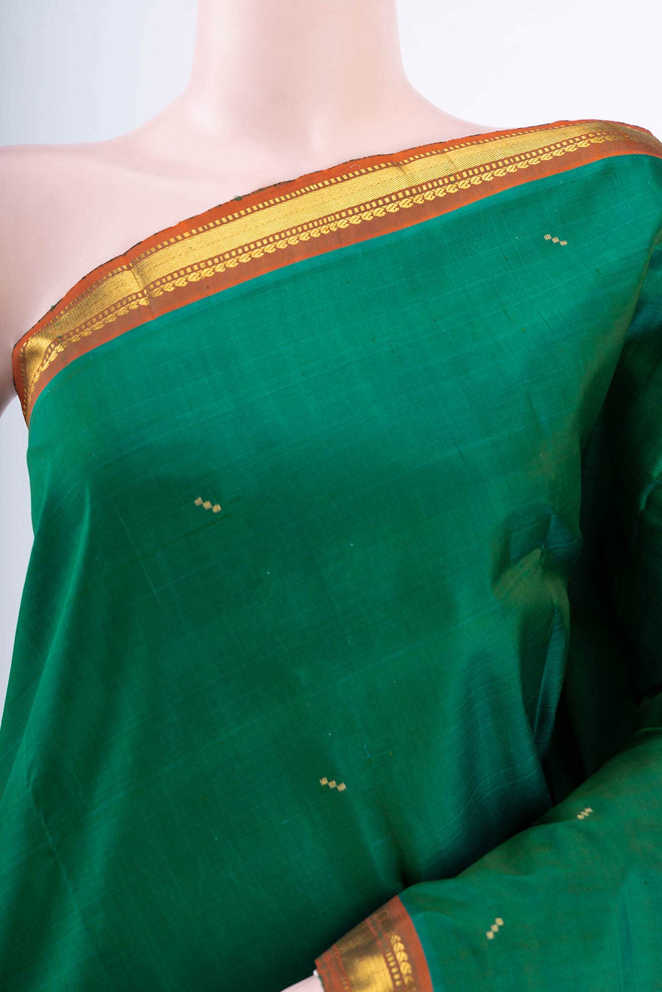 Green Kanchipuram Saree