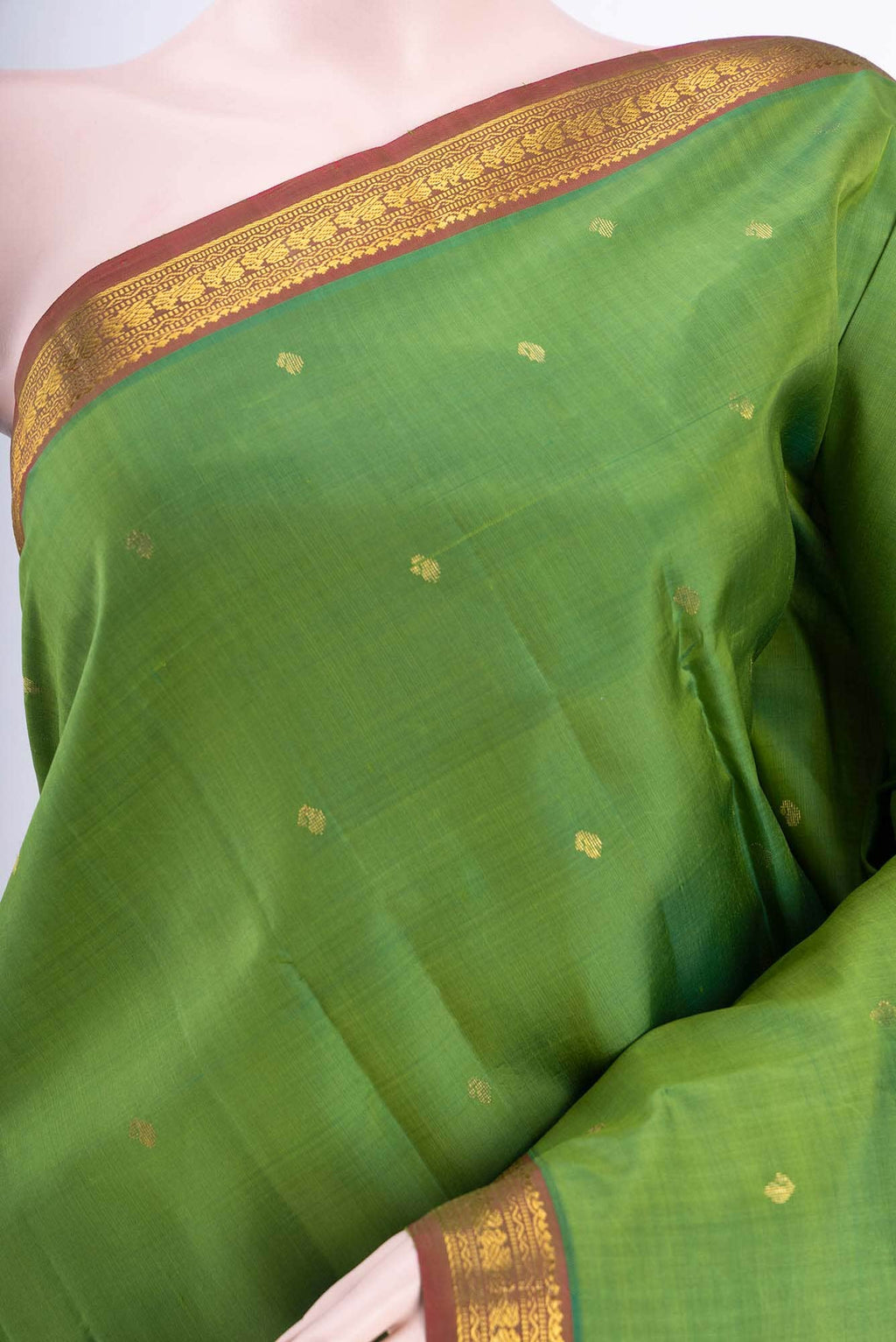 Green Kanchipuram Saree