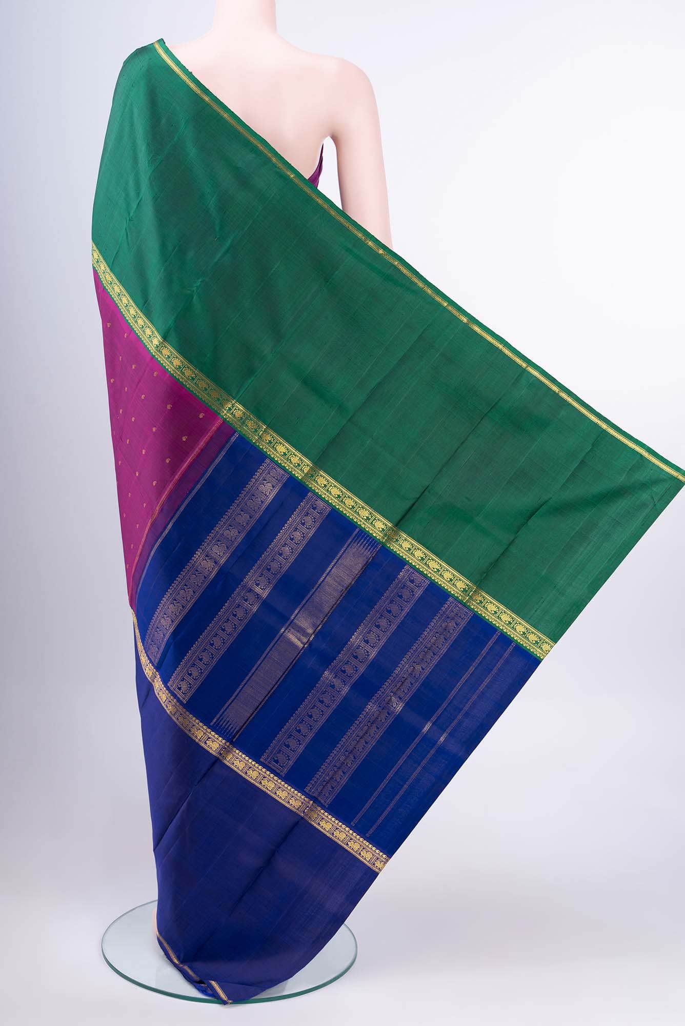 Magenta Kanchipuram Saree