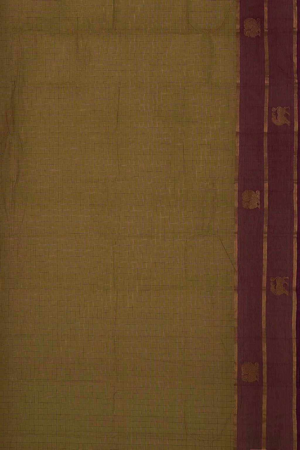 Green Kanchi Cotton Saree