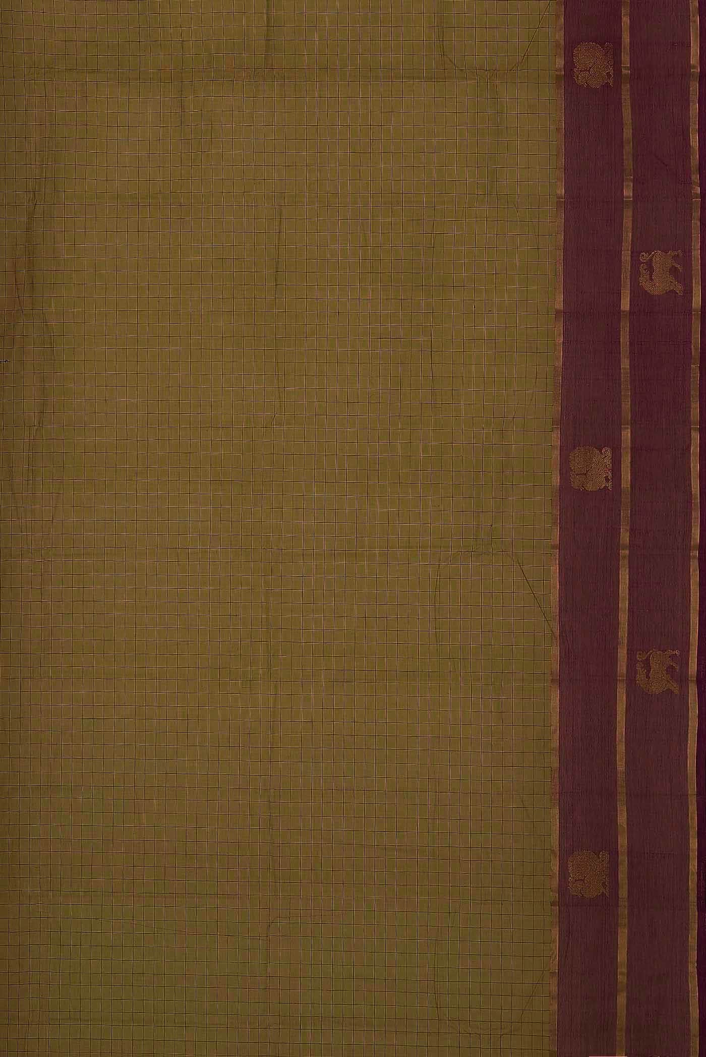 Green Kanchi Cotton Saree