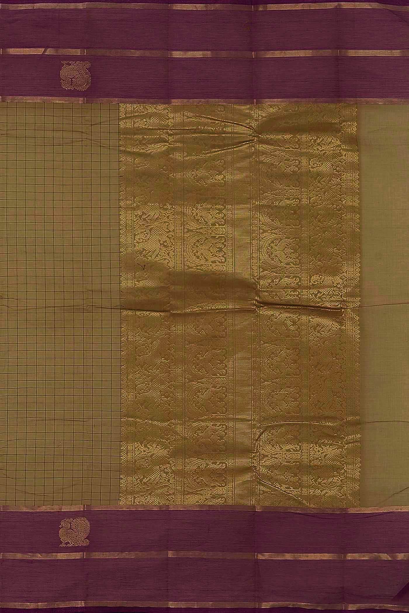 Green Kanchi Cotton Saree
