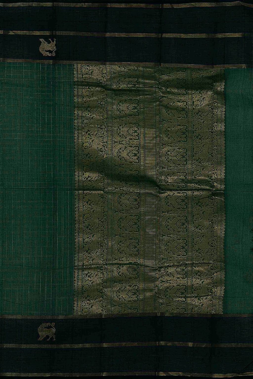 Green Kanchi Cotton Saree