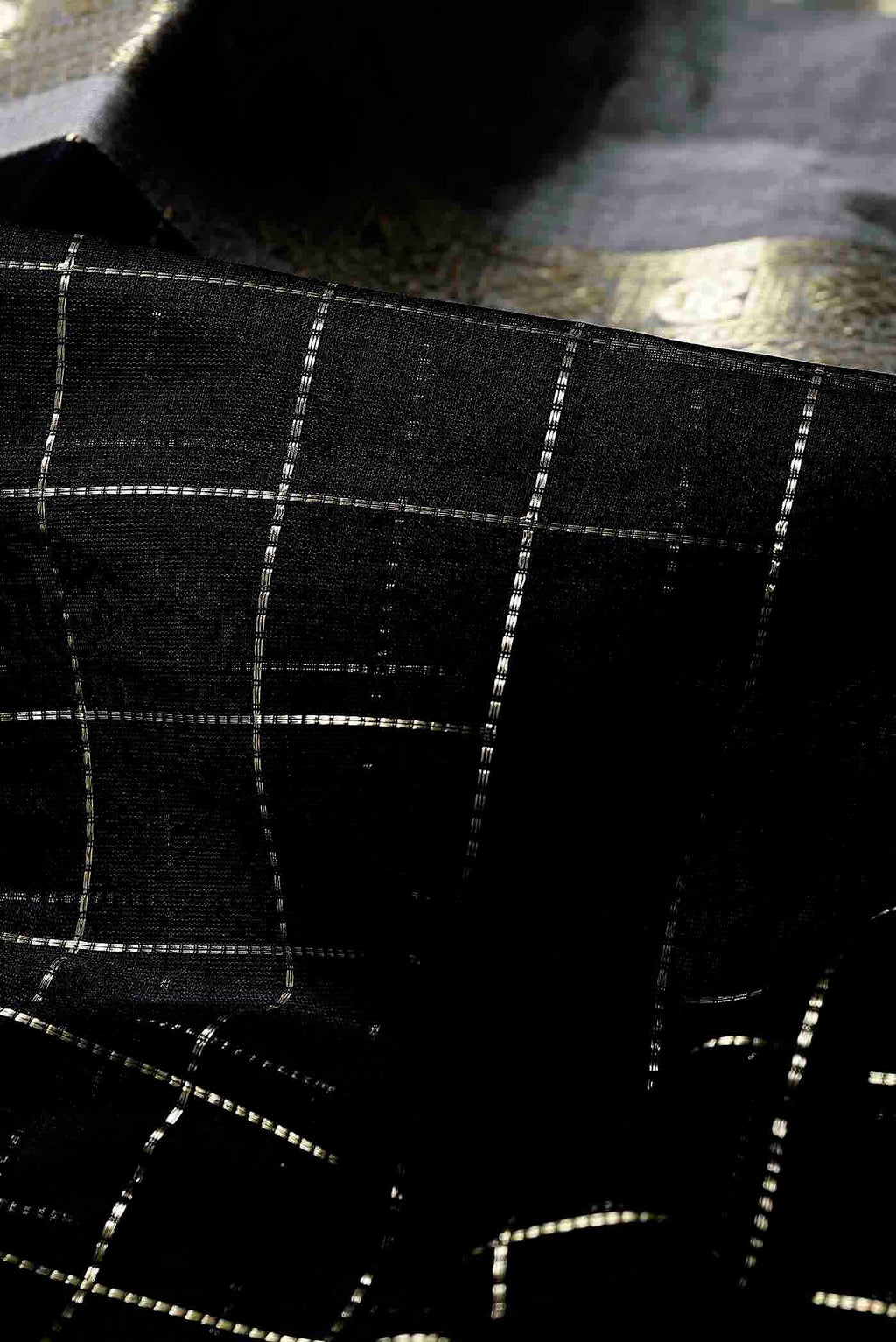 Black Kanchi Cotton Saree