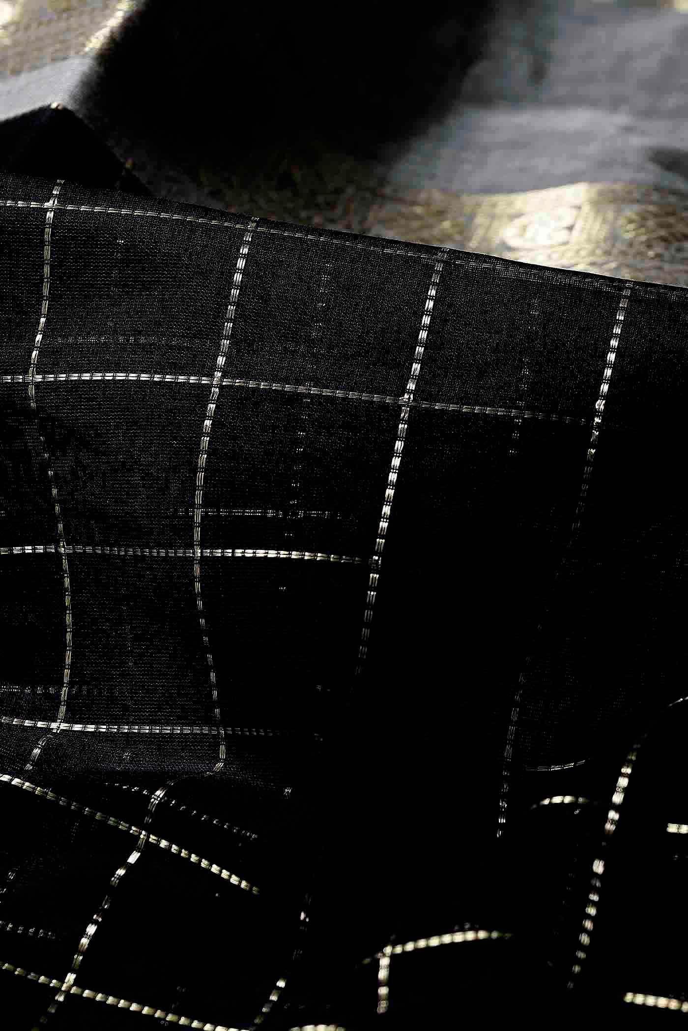 Black Kanchi Cotton Saree