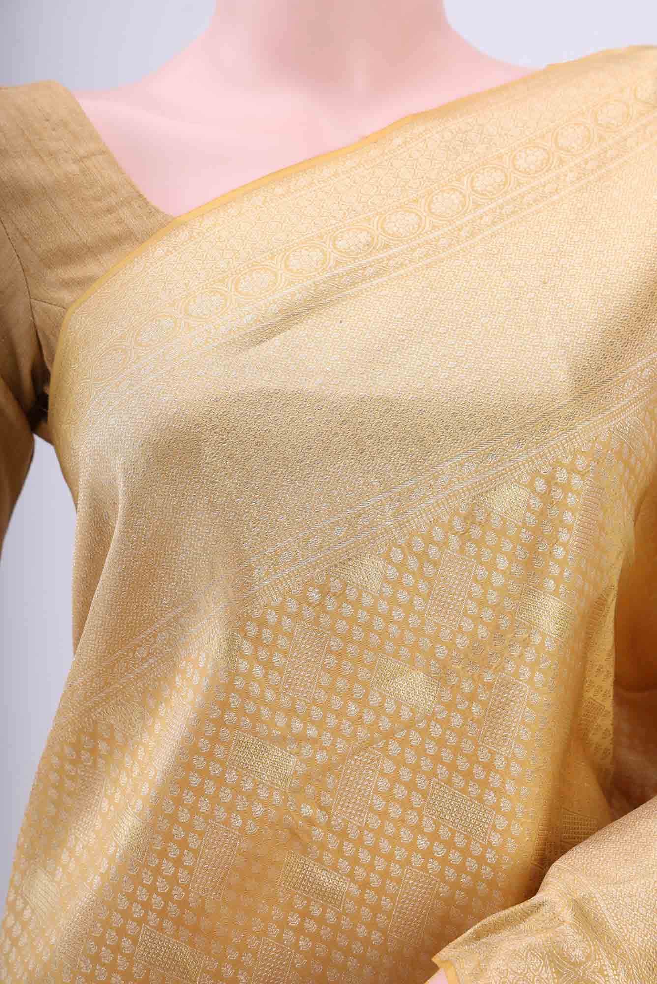 Gold Kanchipuram Saree