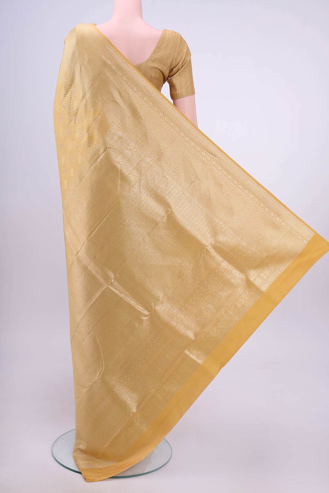 Gold Kanchipuram Saree