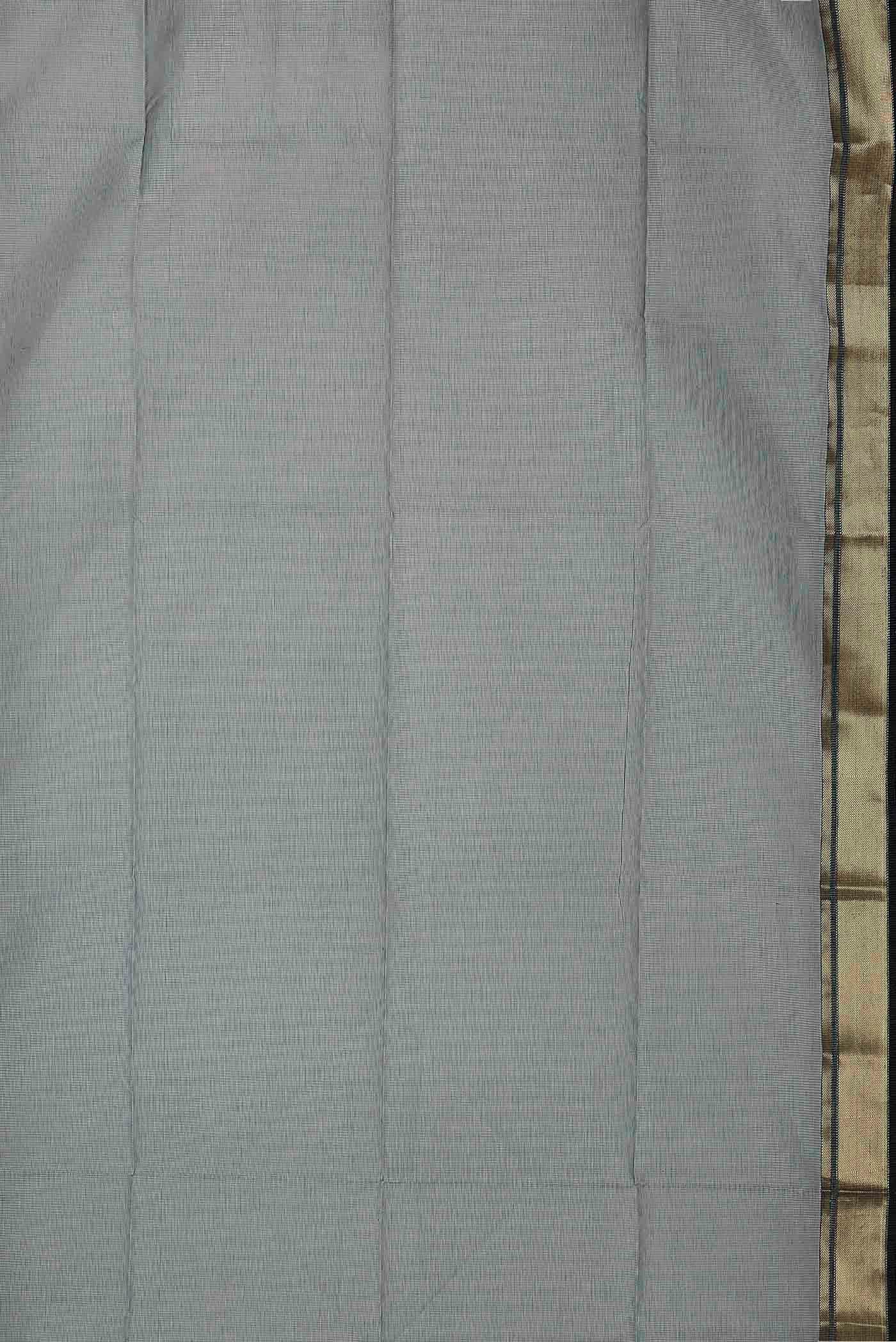 Grey Maheshwari Silk Cotton Saree