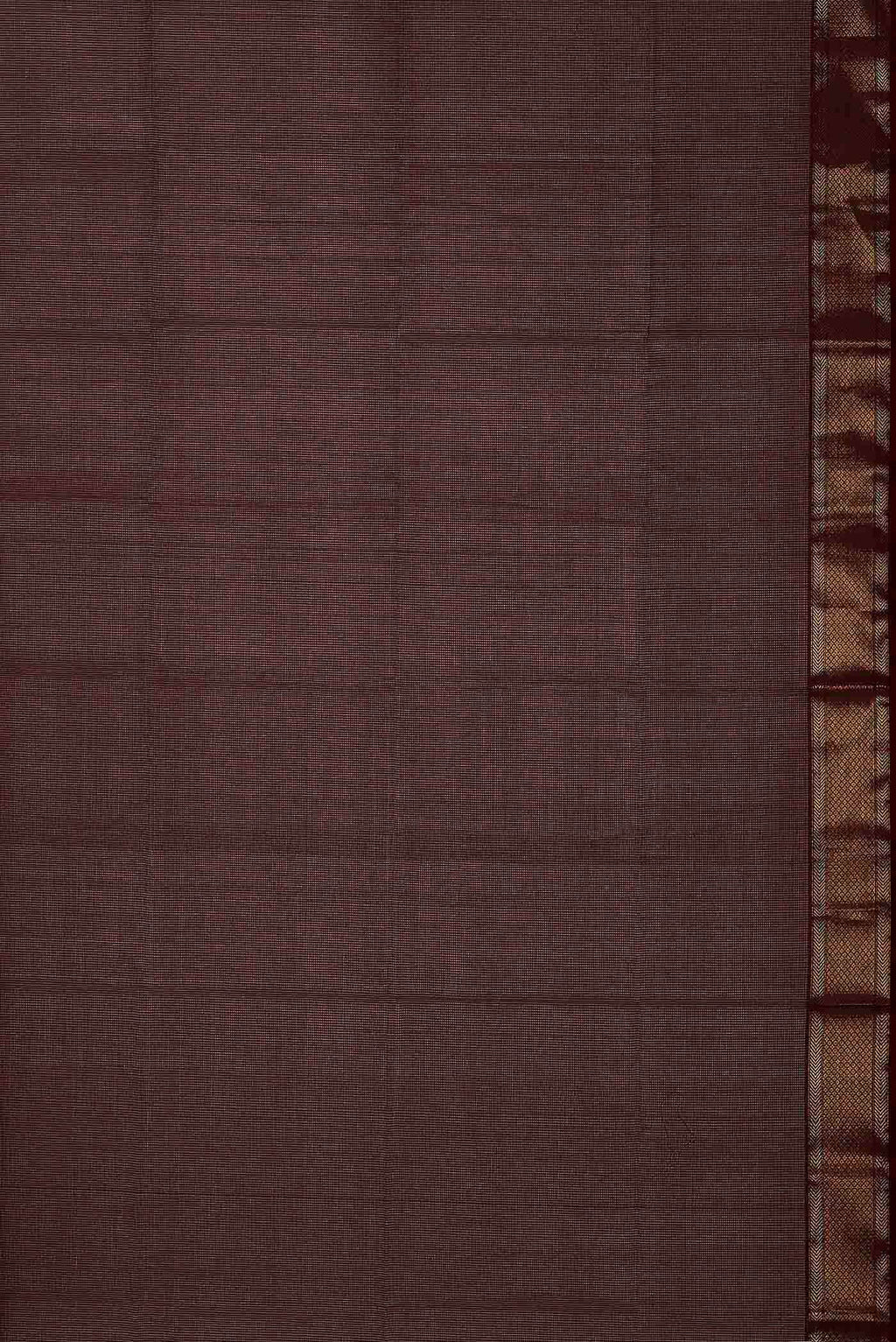Brown Maheshwari Silk Cotton Saree