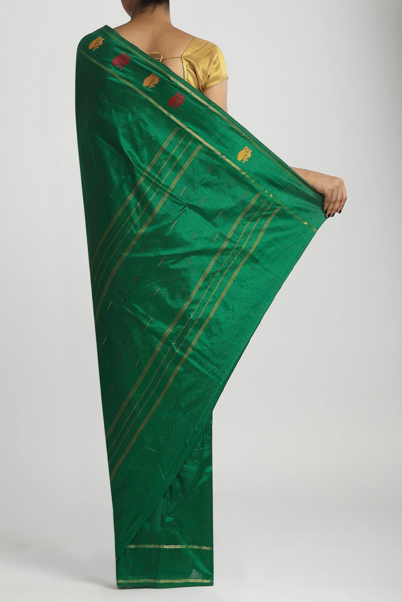 Green Kanchipuram Silk Saree