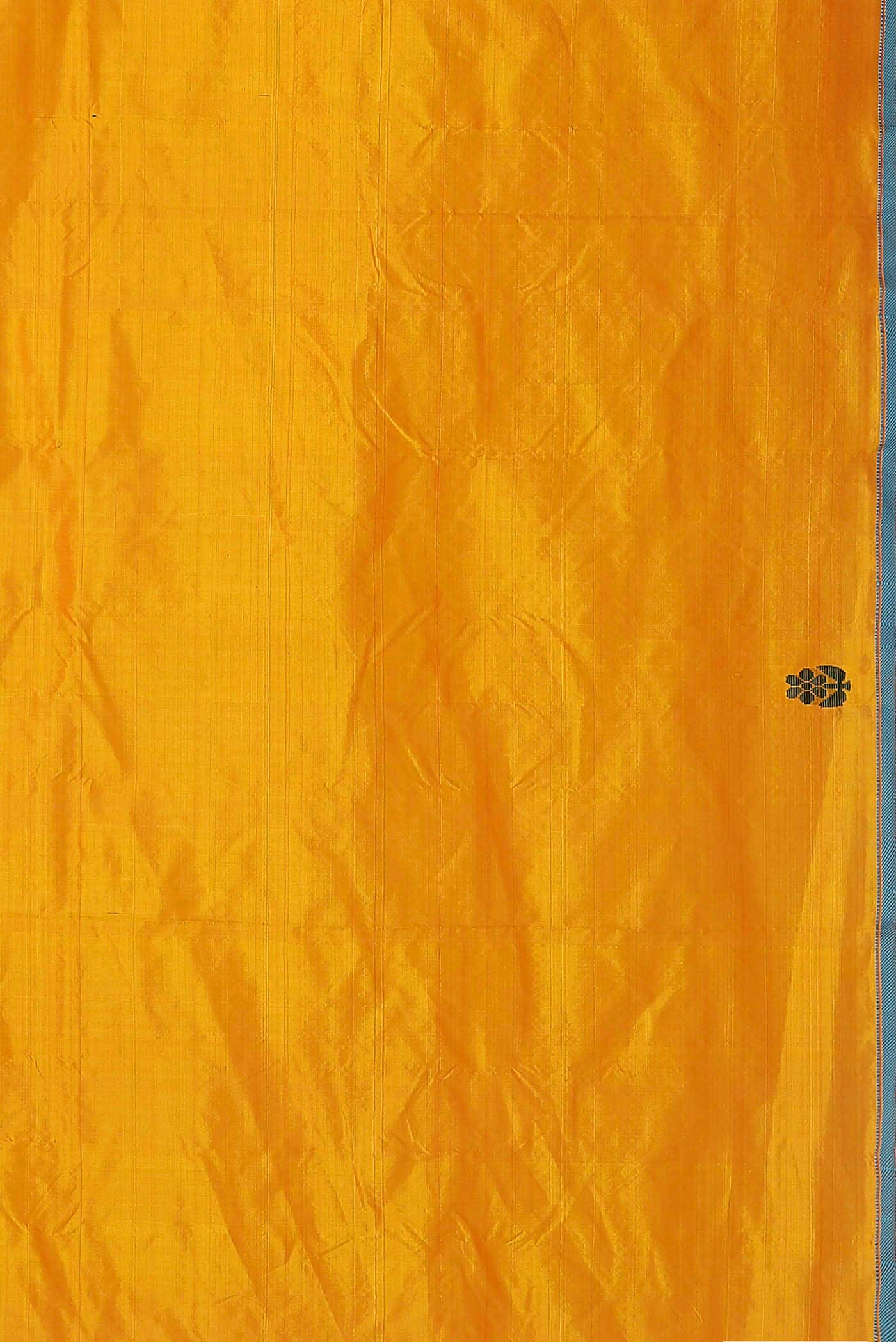 Yellow Kanchipuram Silk Saree