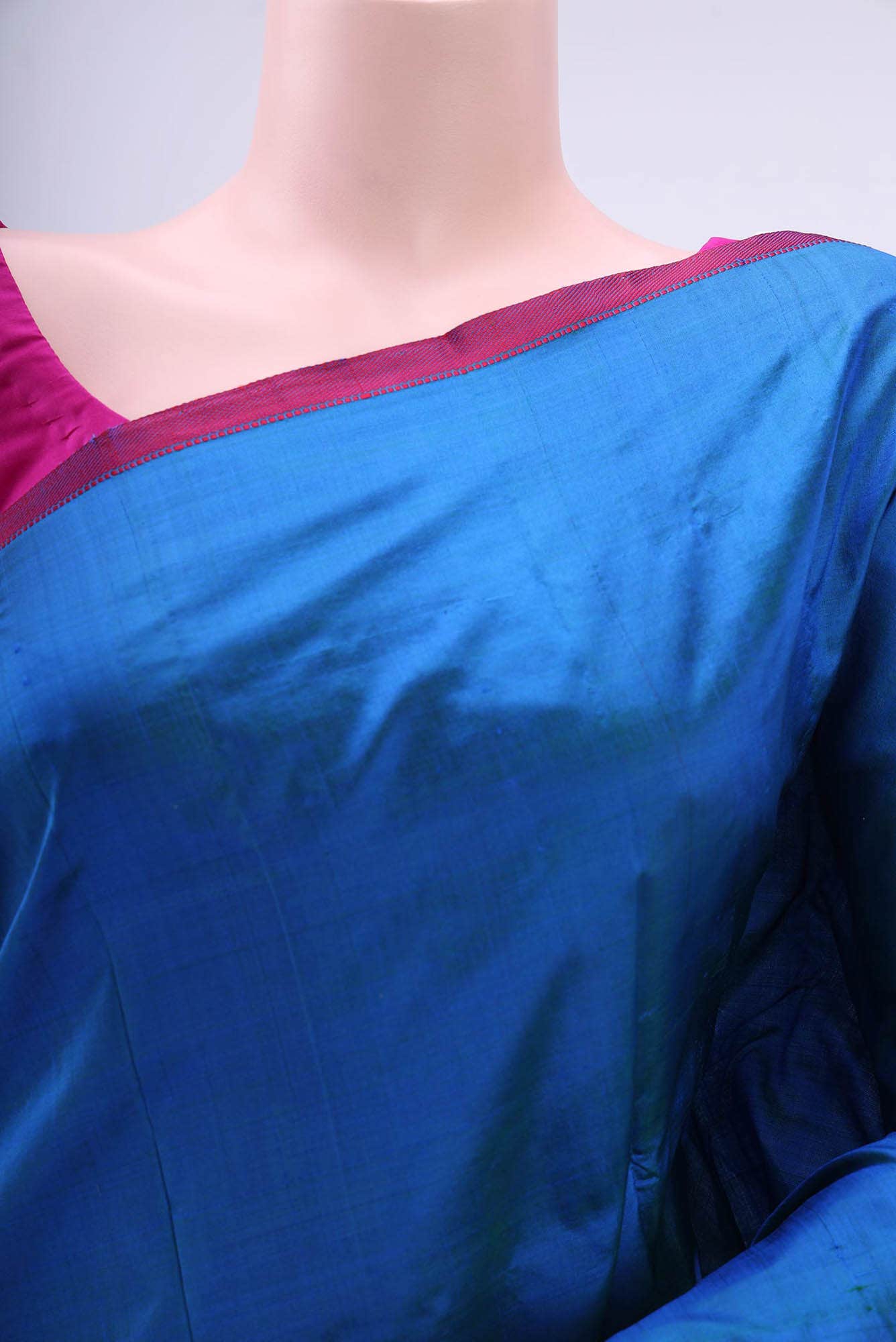 Blue Kanchipuram Silk Saree