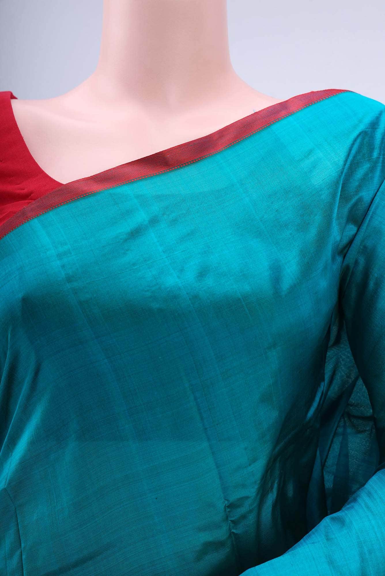 Blue Kanchipuram Silk Saree
