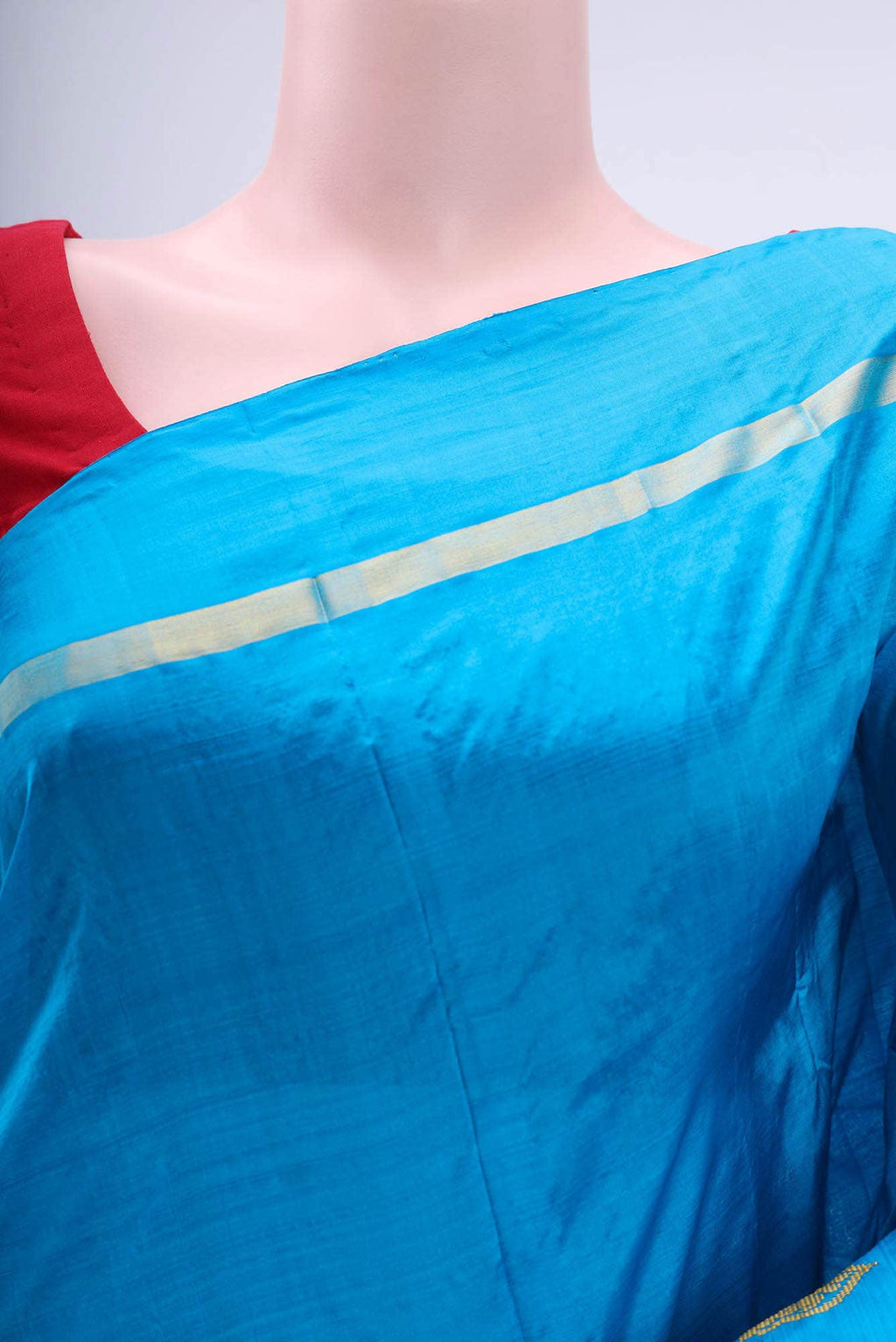 Blue Kanchipuram Silk Saree