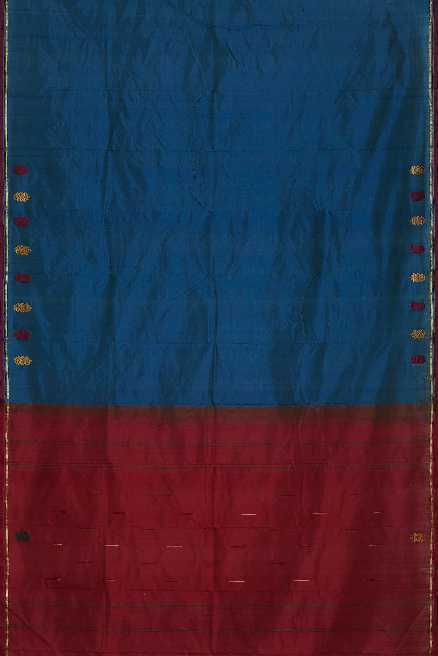 Blue Kanchipuram Silk Saree
