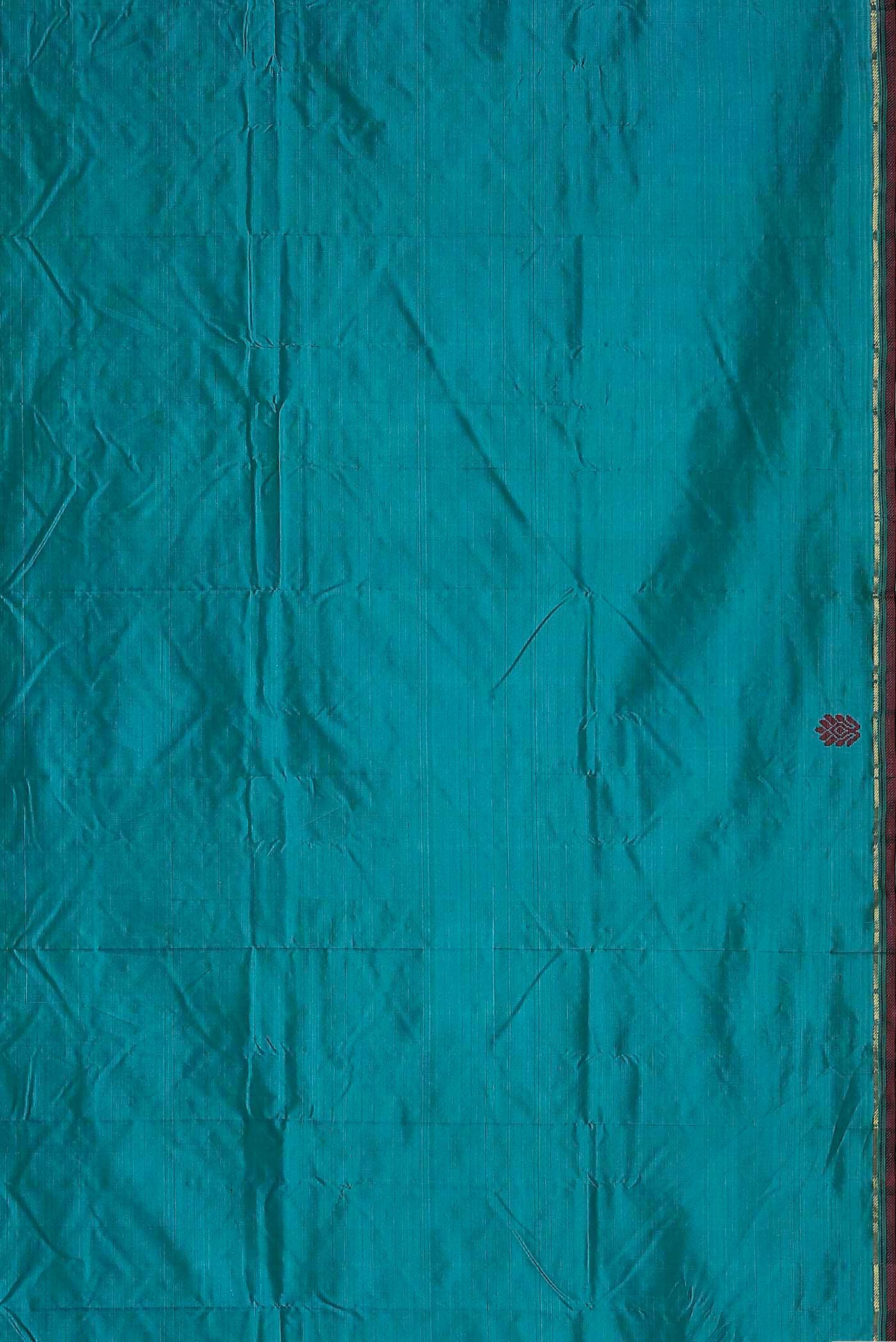 Blue Kanchipuram Silk Saree