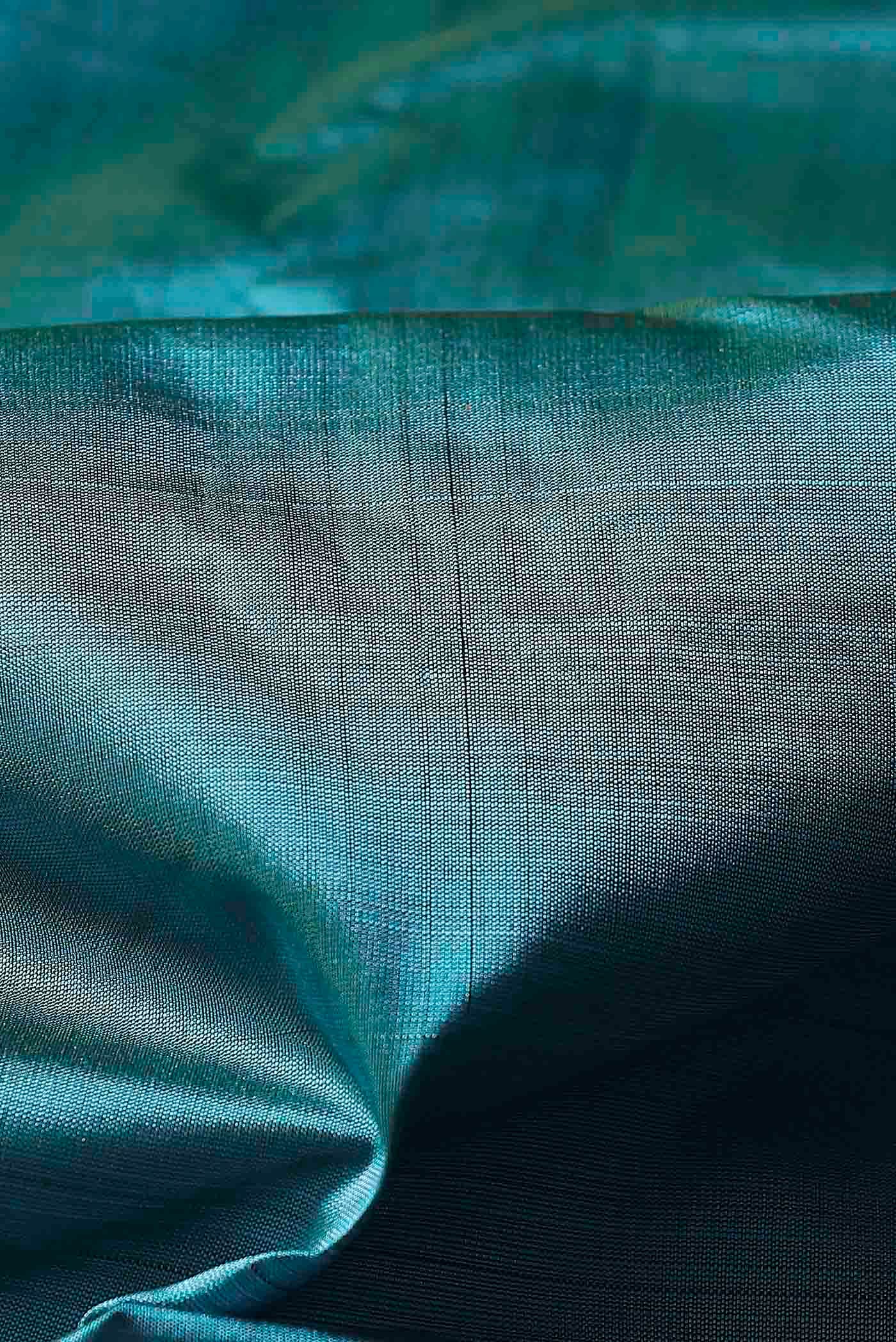 Blue Kanchipuram Silk Saree