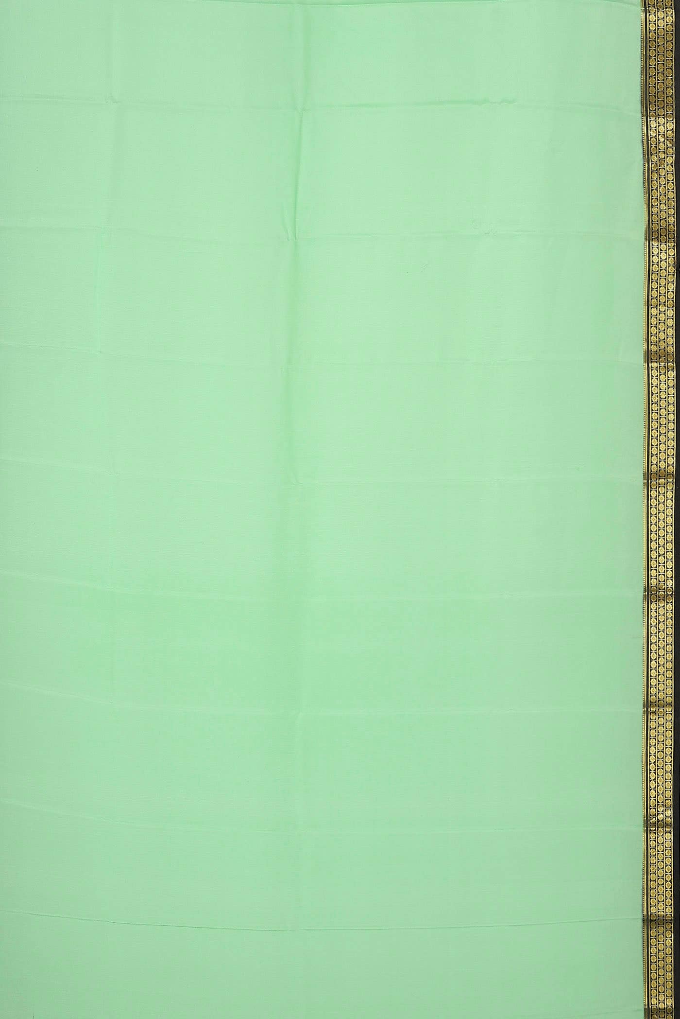 Green Mysore Crepe Saree