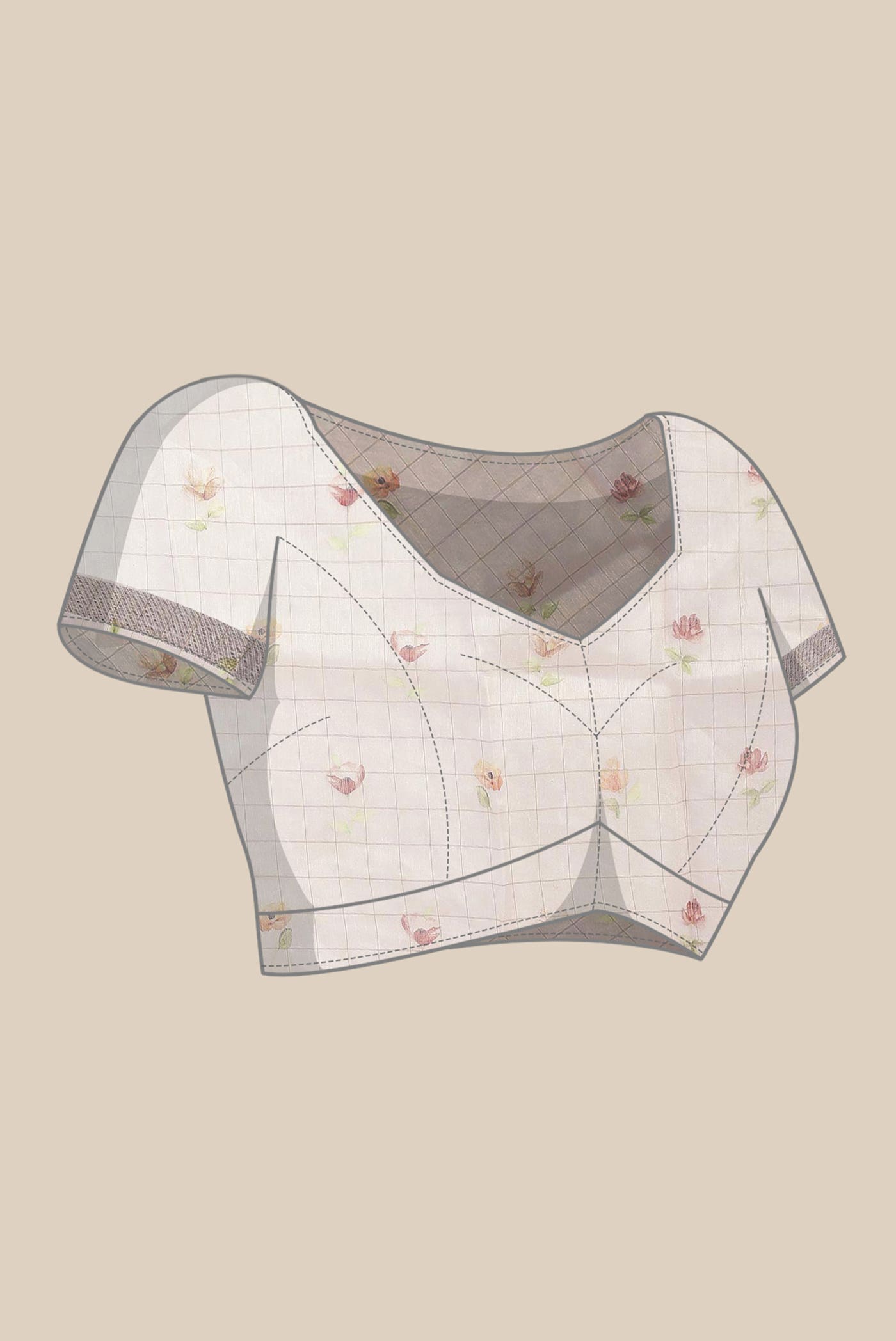 Rose pink Linen Saree