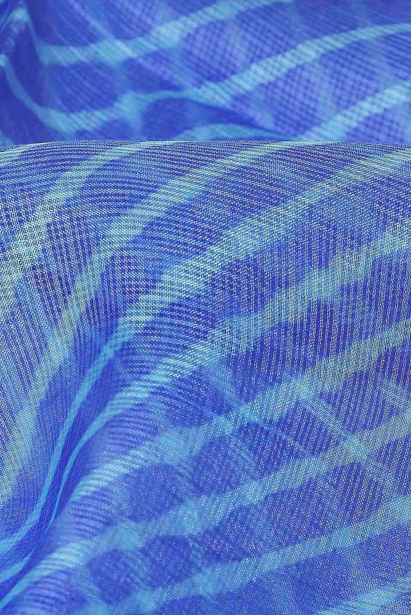 Blue Kota Silk Saree