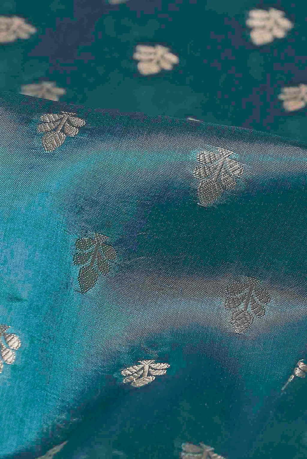 Blue Banarasi Raw Silk Saree