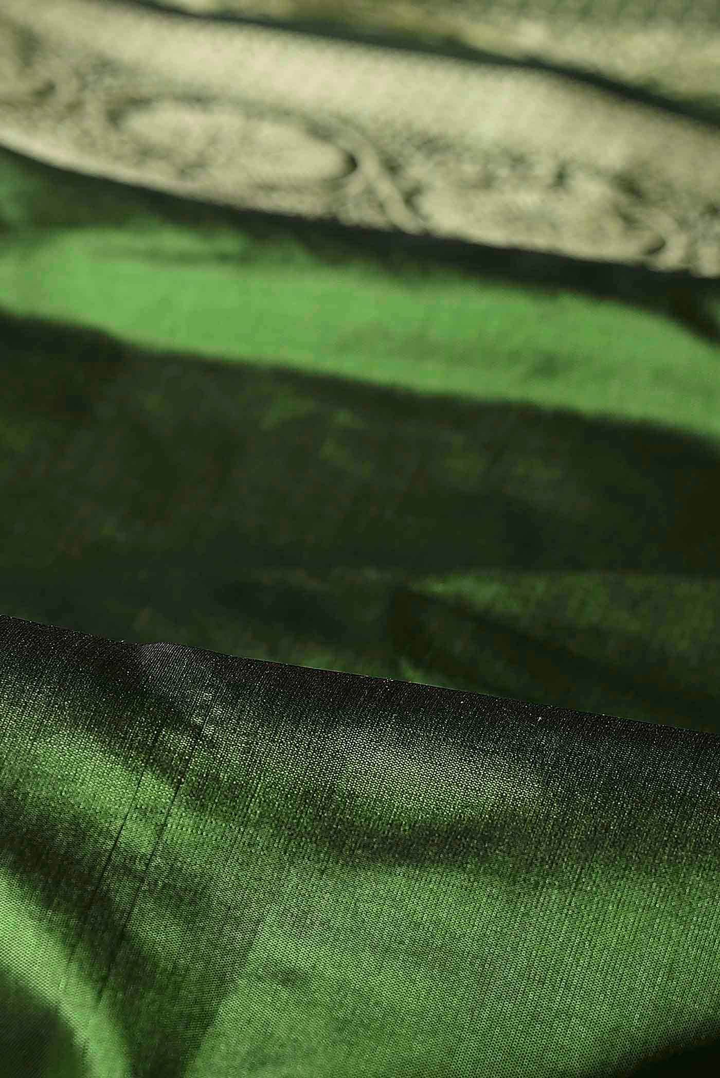 Green Banarasi Katan Silk Saree