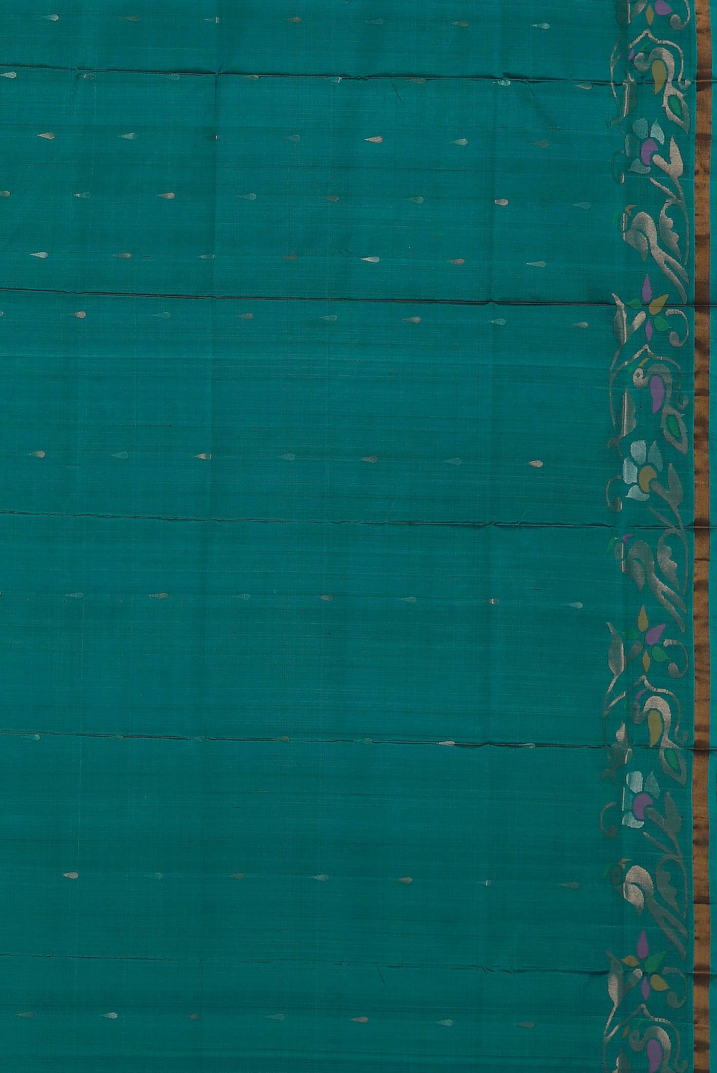 Teal Uppada Silk Saree
