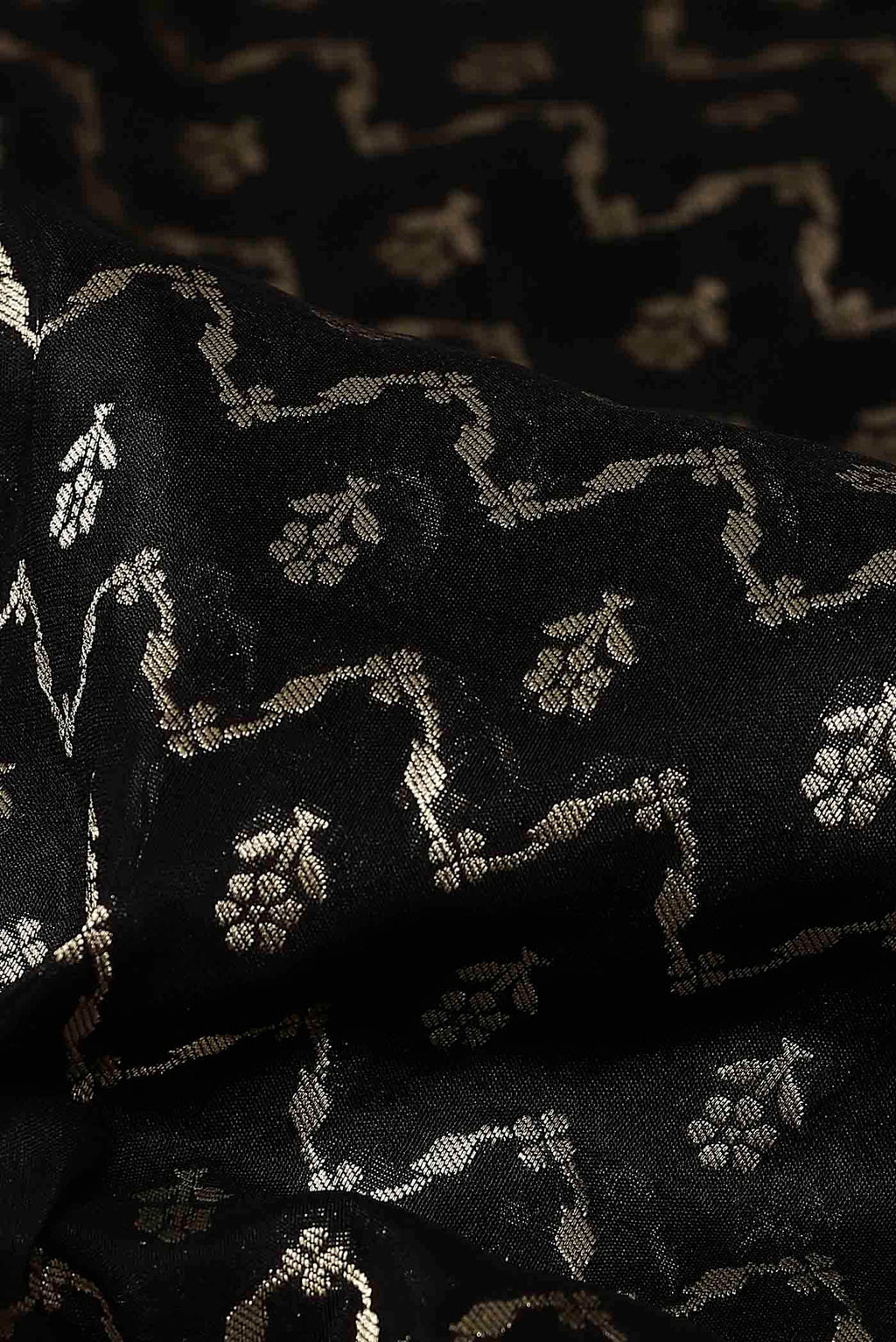 Black Banarasi Silk Saree