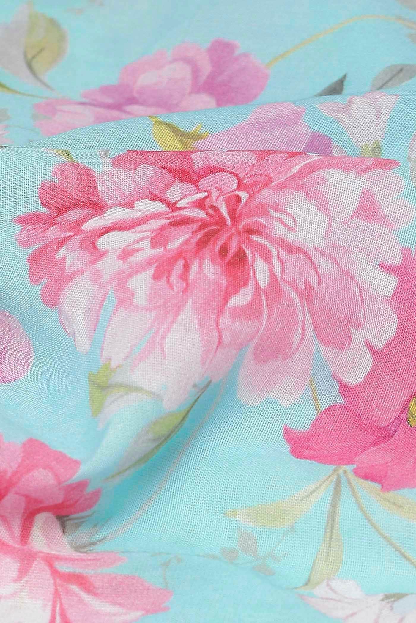 Light Blue Paithani Cotton Saree