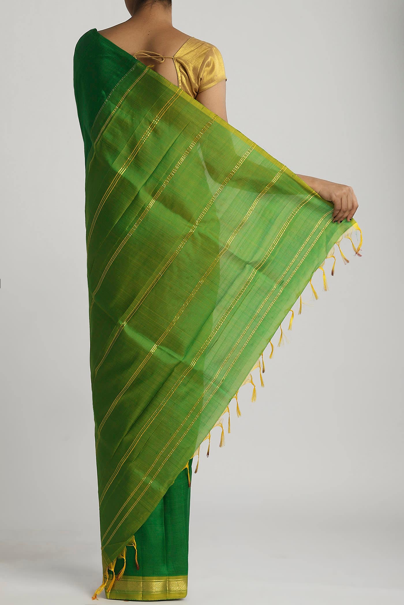 Green Kanchipuram Silk Saree