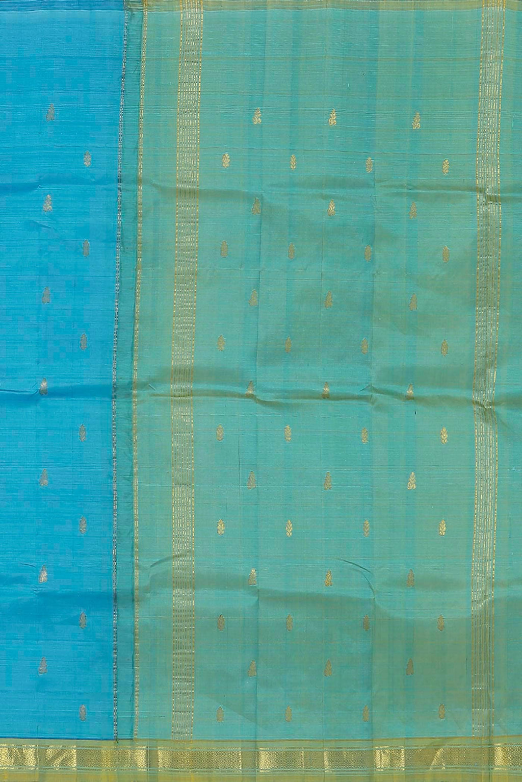 Blue Kanchipuram Silk Saree