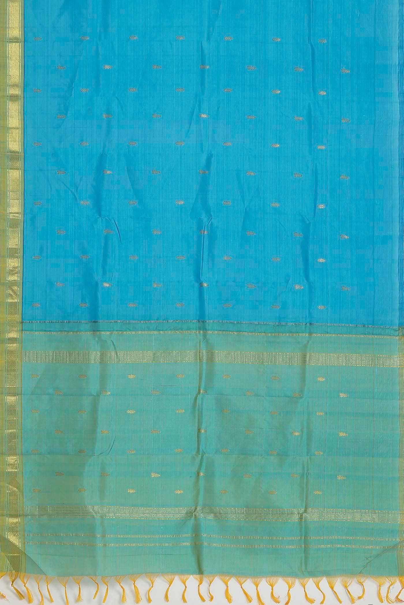 Blue Kanchipuram Silk Saree
