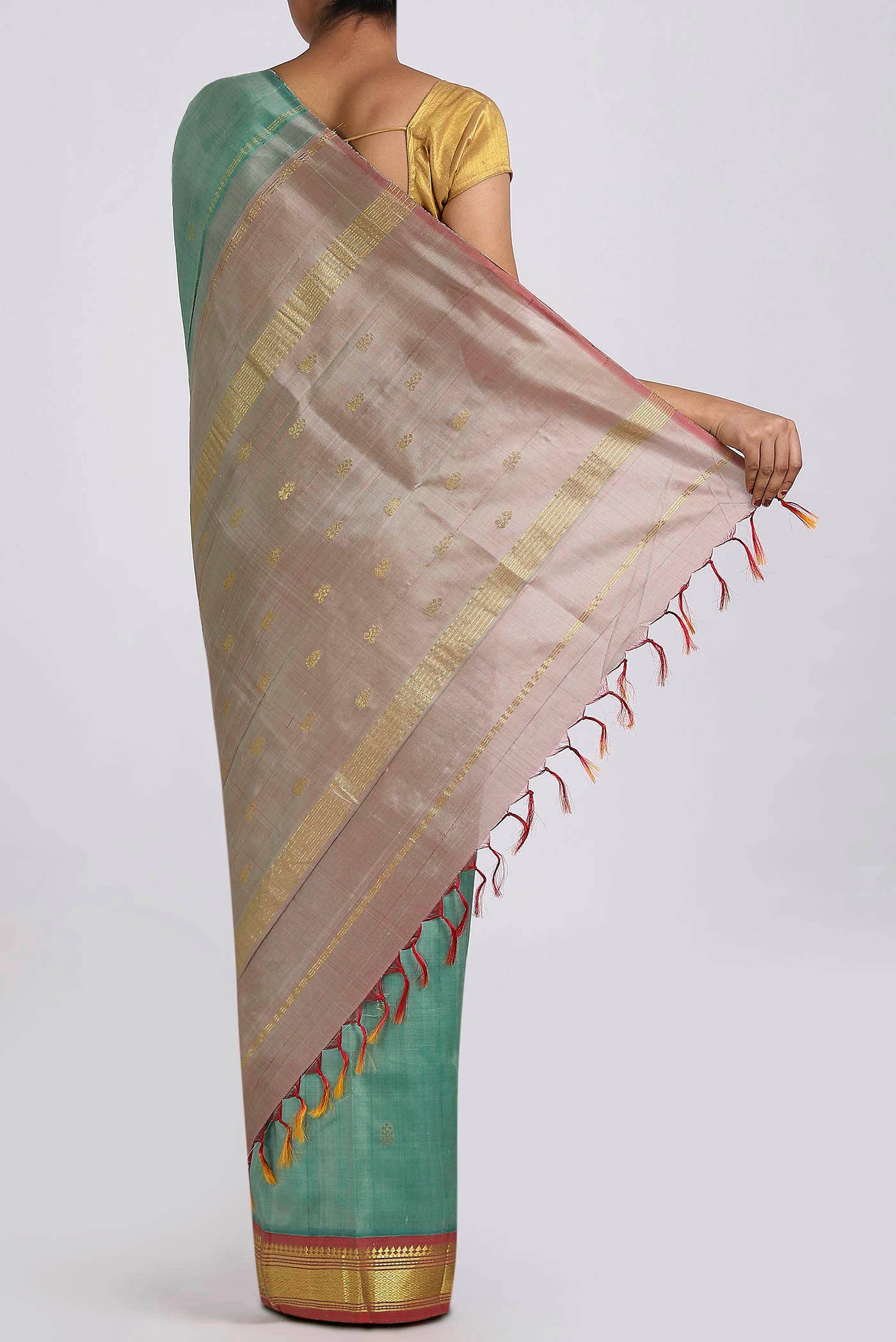 Green Kanchipuram Silk Saree