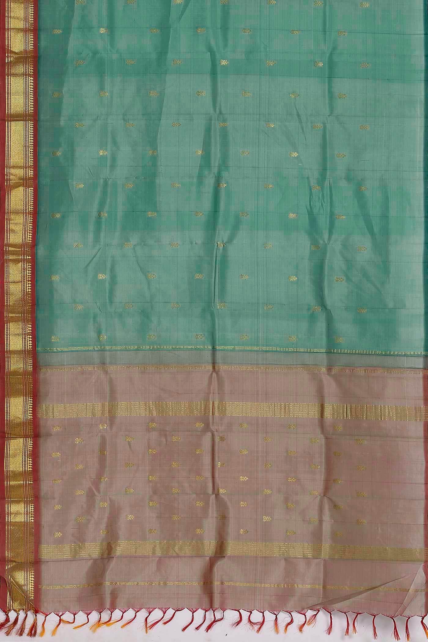 Green Kanchipuram Silk Saree